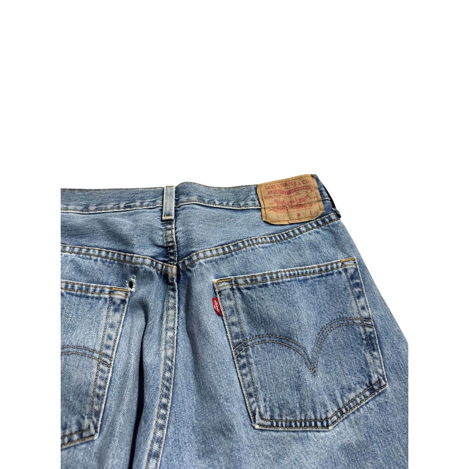 Levi's VINTAGE Levi's 501 Jeans Mens 34x34 Blue Y2K Denim Pants Size US 34 / EU 50 - 8 Thumbnail
