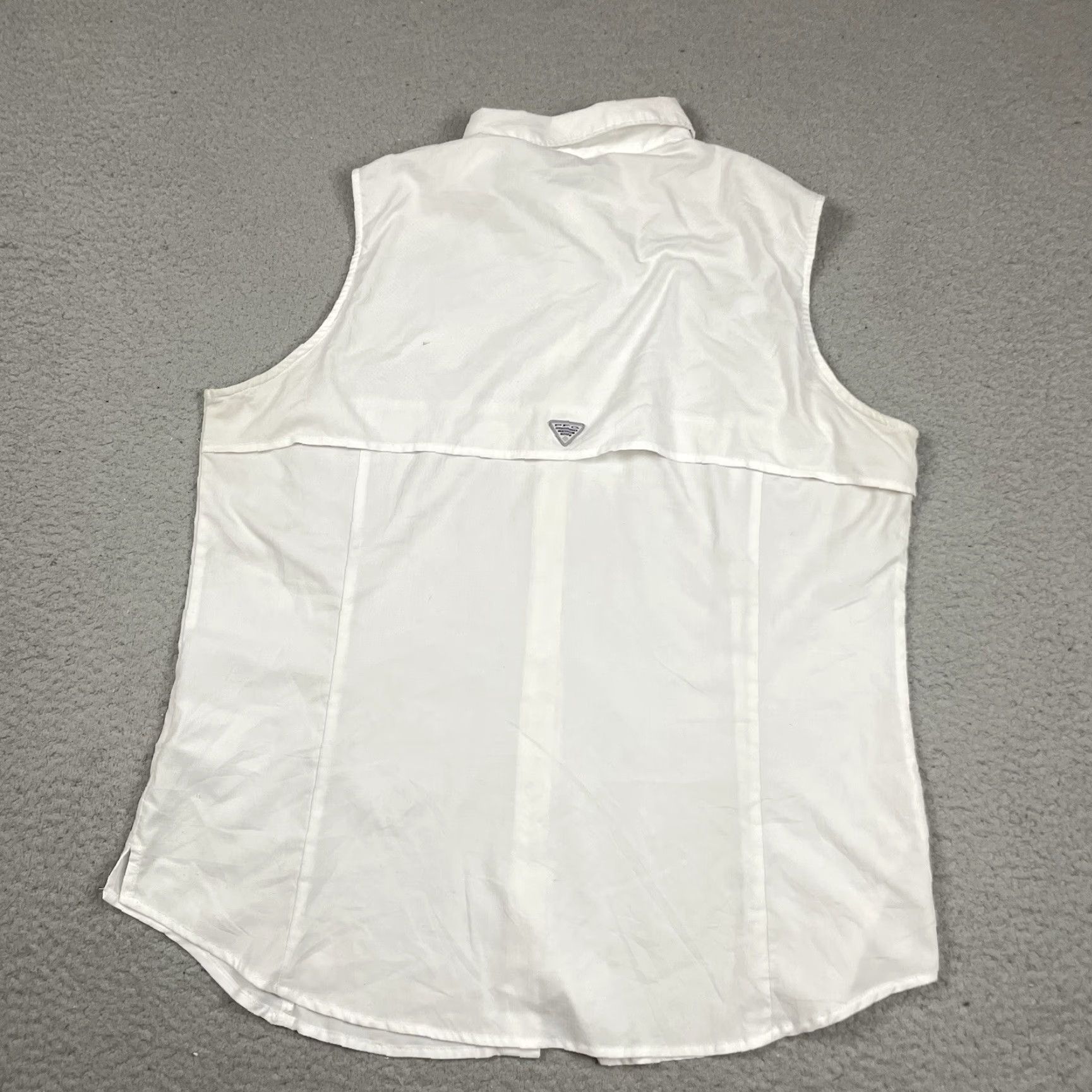 Vintage VINTAGE Columbia Vest Women's L White Outdoor Fishing PFG Button Up Pockets Casual Ladies L Women) Size L / US 10 / IT 46 - 7 Thumbnail