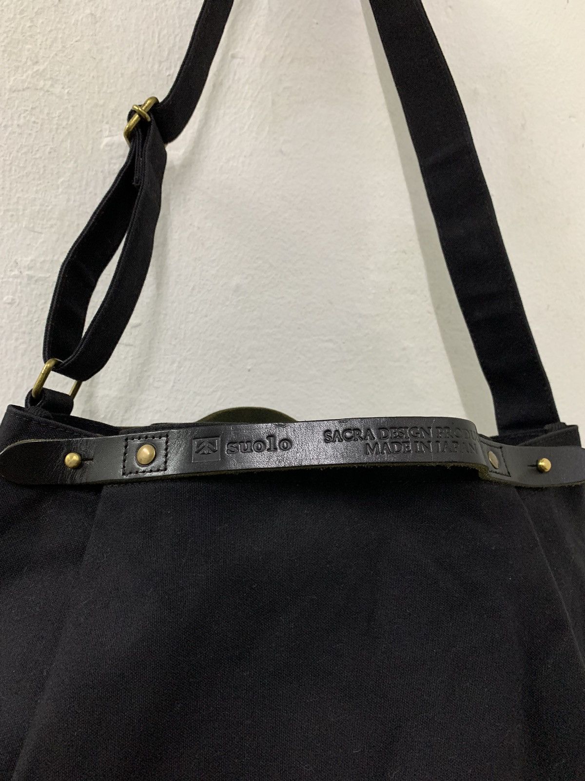 Japanese Brand Suolo Military Canvas 2 Way Tote Bag Size ONE SIZE - 6 Thumbnail