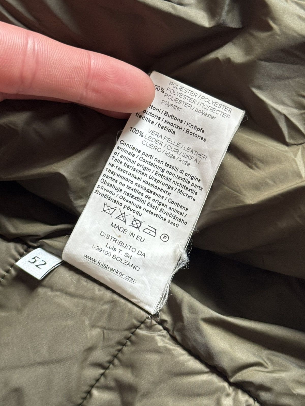 Designer Luis Trenker 52 Stuart Wattiert blazer jacket hybrid quilted Size US L / EU 52-54 / 3 - 16 Thumbnail