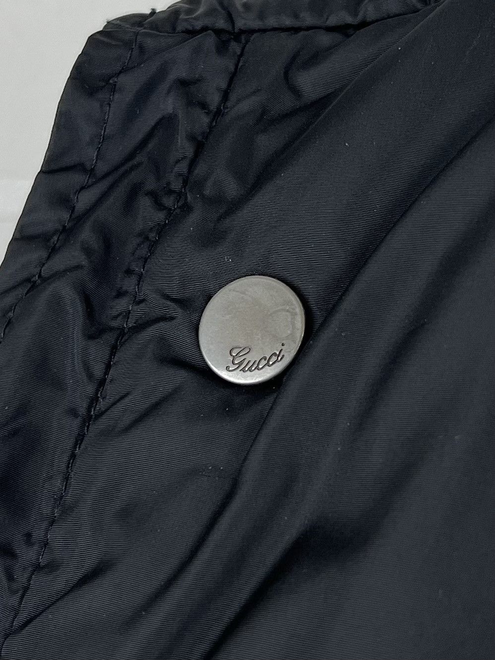 Gucci GUCCI Down Puffer Jacket Web Stripe by Tom Ford Black Men's Size US L / EU 52-54 / 3 - 17 Thumbnail