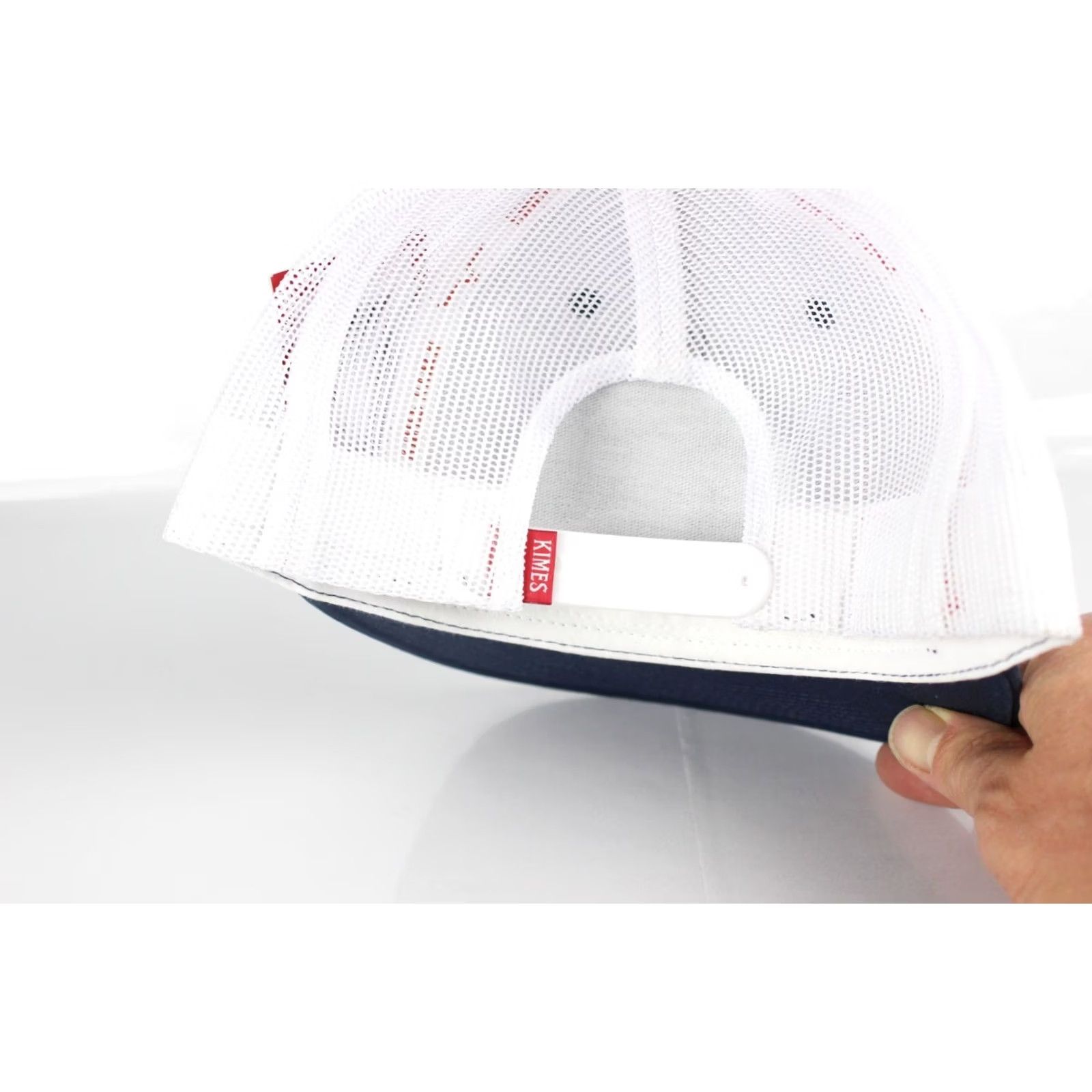 Vintage Kimes Ranch Men's Glendo Hat Snapback Flat Brim Navy White Size ONE SIZE - 2 Thumbnail