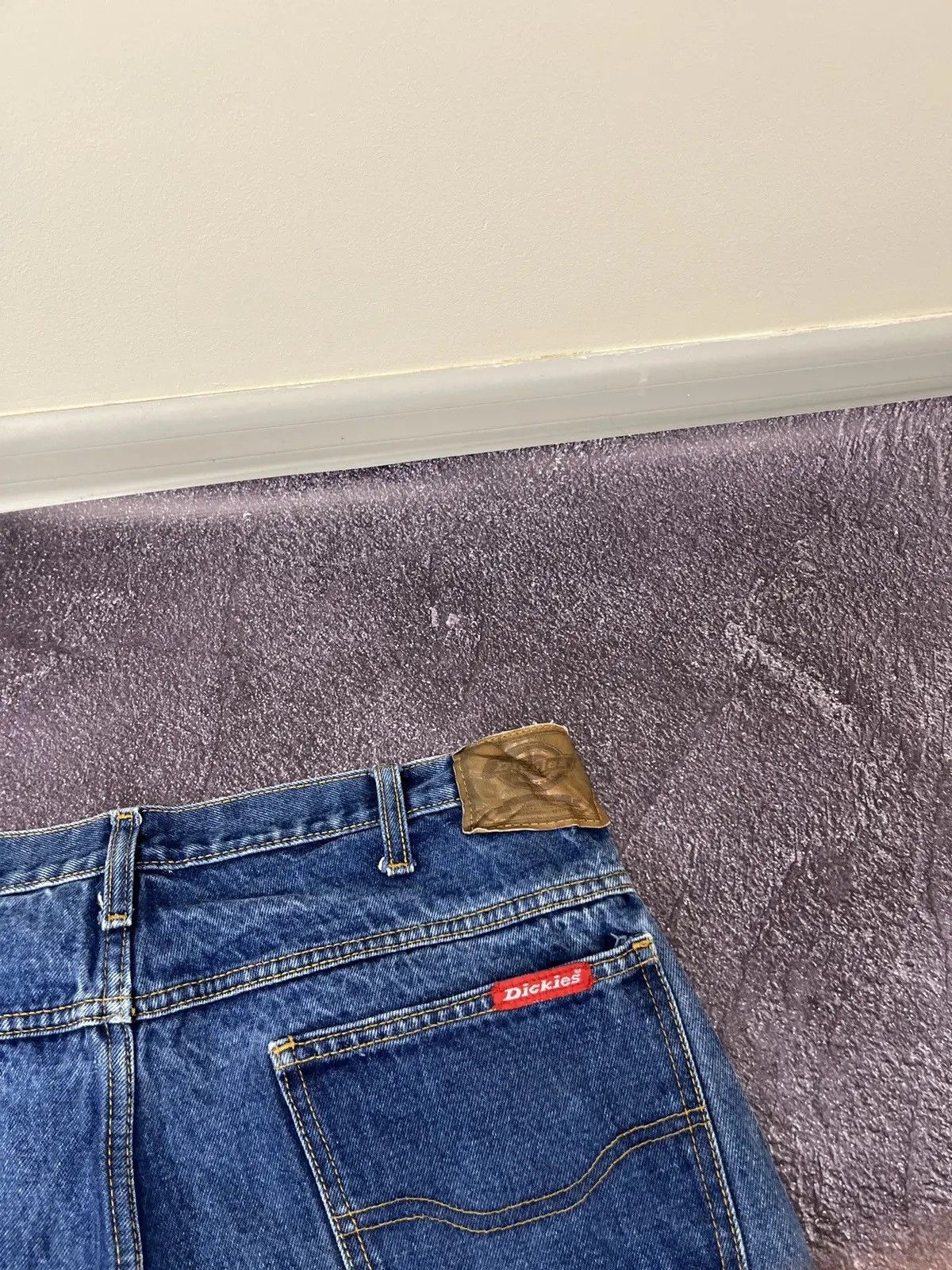 Dickies × Vintage Vintage Dickies USA Blue Denim Work Hype Jeans Size US 34 / EU 50 - 5 Thumbnail