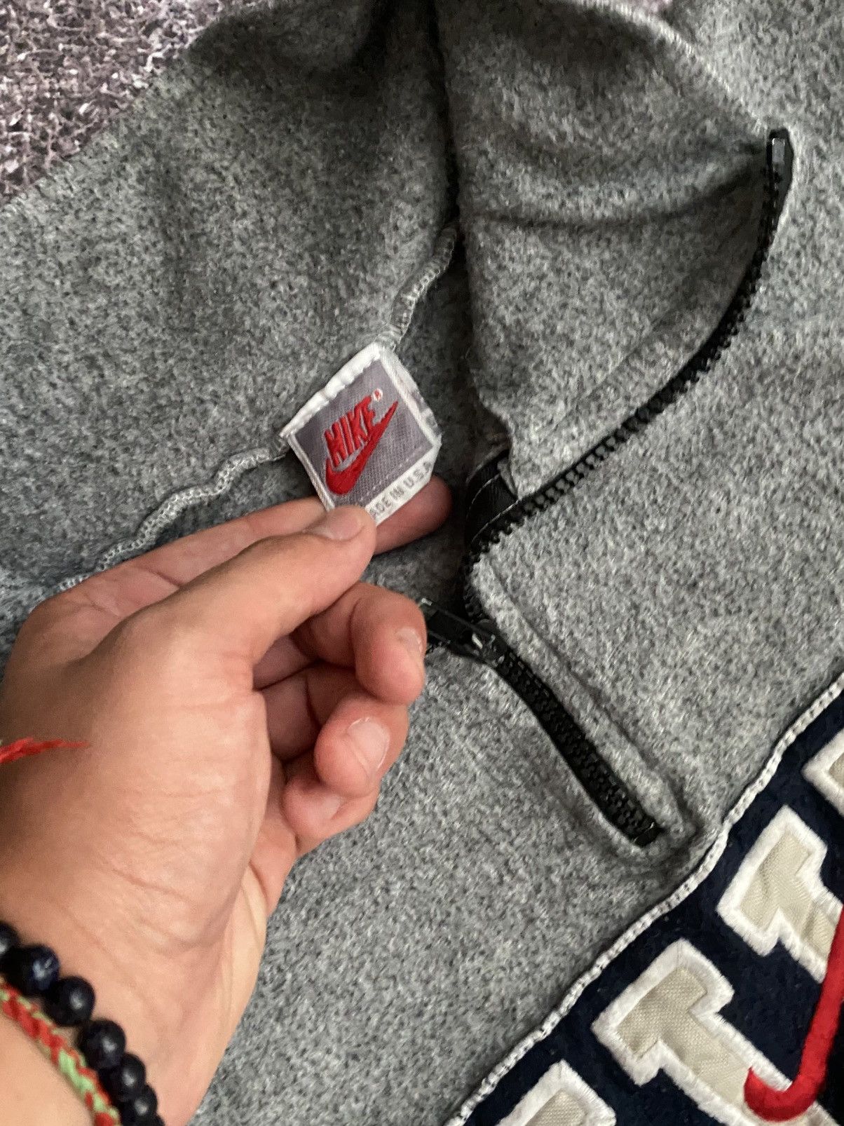 Nike Nike vinage 1/3 zip big logo Size US L / EU 52-54 / 3 - 4 Thumbnail