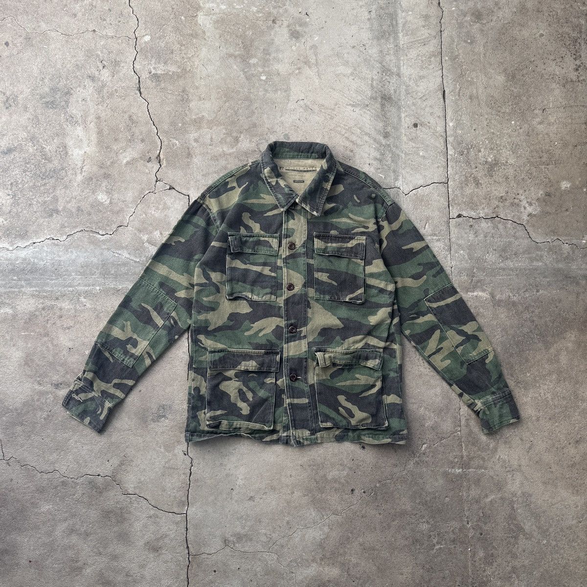 Band Tees Prince Peter USA God Save The Queen Camo Overshirt Size US M / EU 48-50 / 2 - 2 Thumbnail