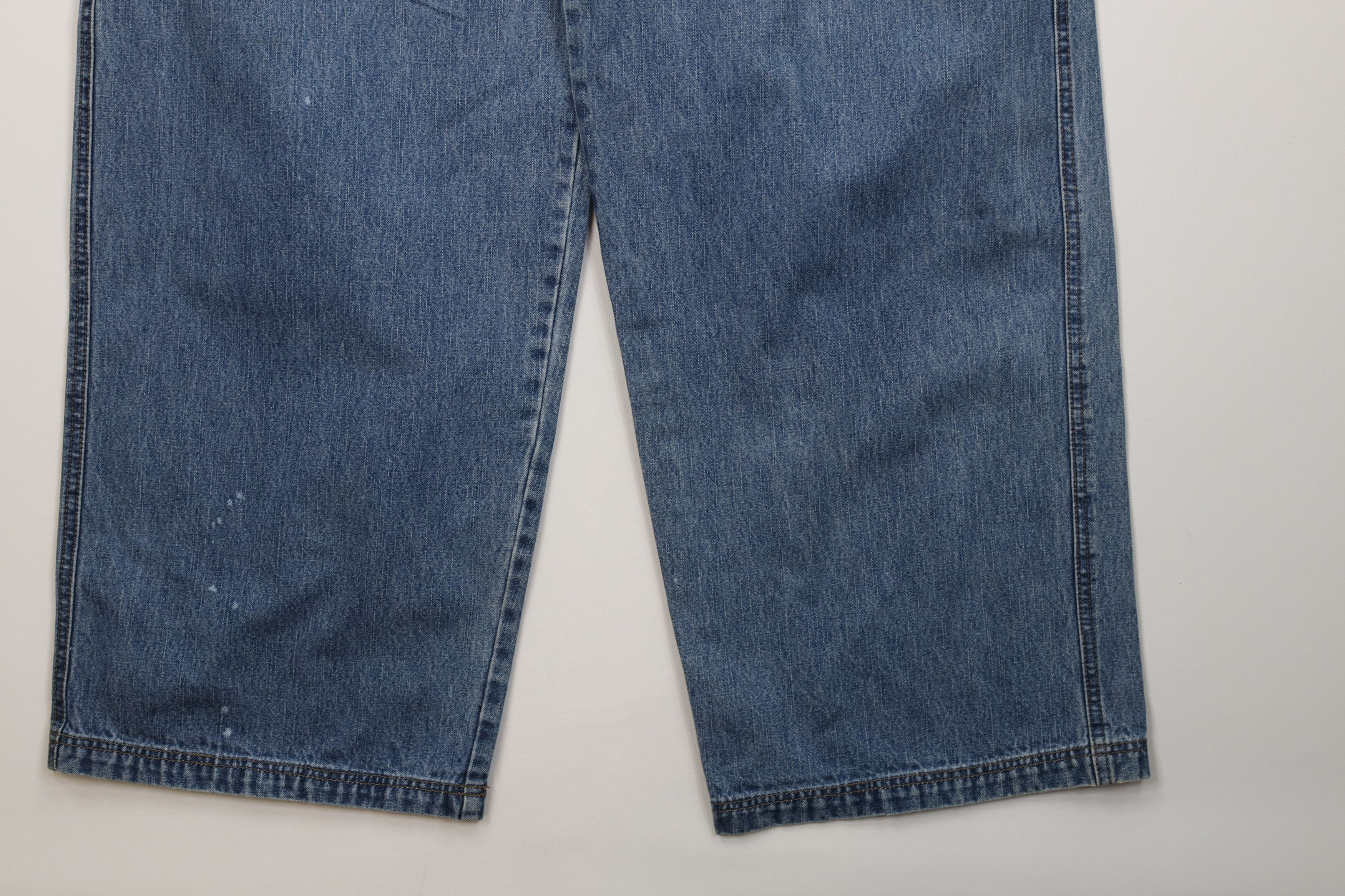 Toy Machine Vintage 90s Y2K Toy Machine Skateboarding Wide Denim Jeans Size US 34 / EU 50 - 5 Thumbnail