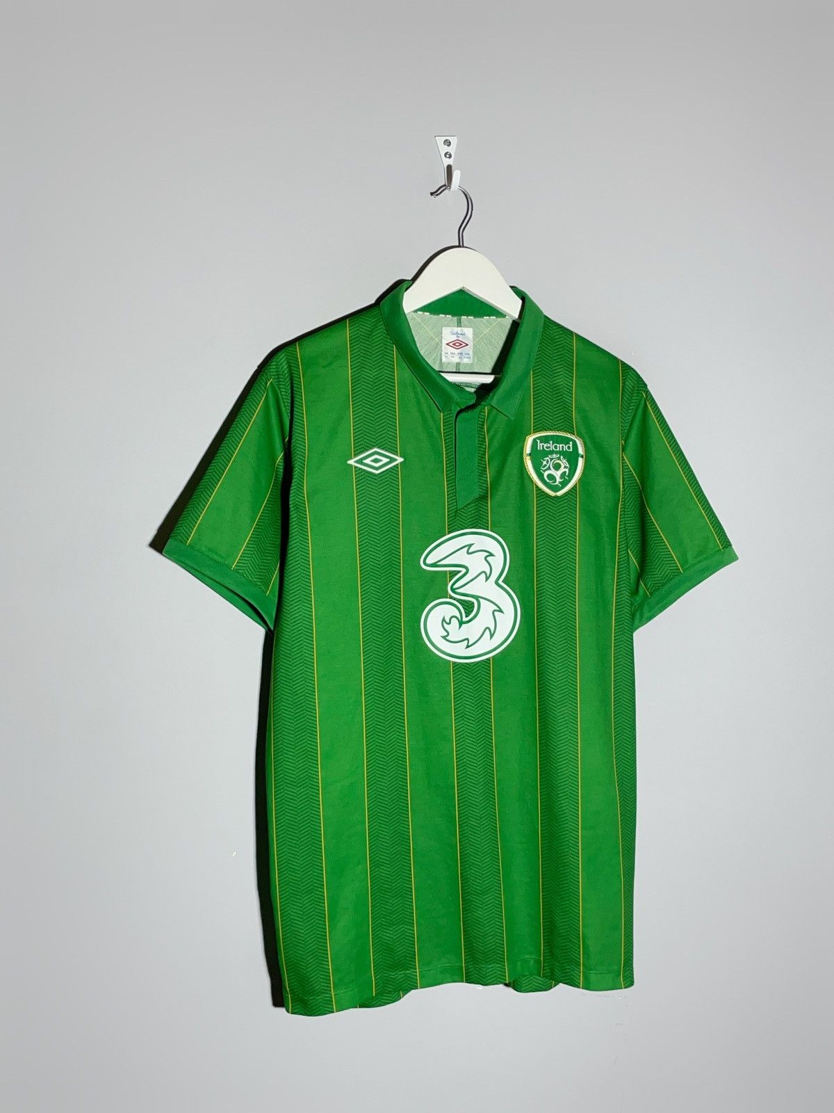 Umbro National Team Ireland Umbro Euro 2012 Football Shirt Size US L / EU 52-54 / 3 - 2 Thumbnail