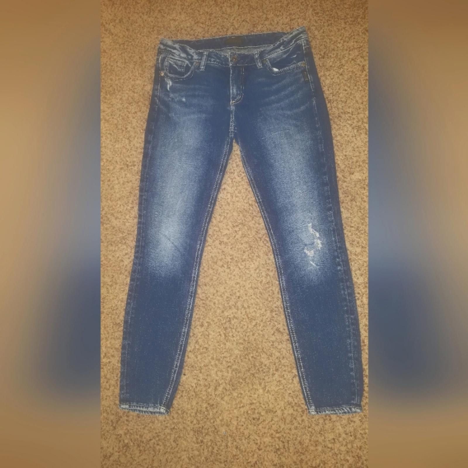Silver Jeans Co. Silver Elyse Skinny Jeans Size 28X29 Size 28" / US 6 / IT 42 - 1 Thumbnail