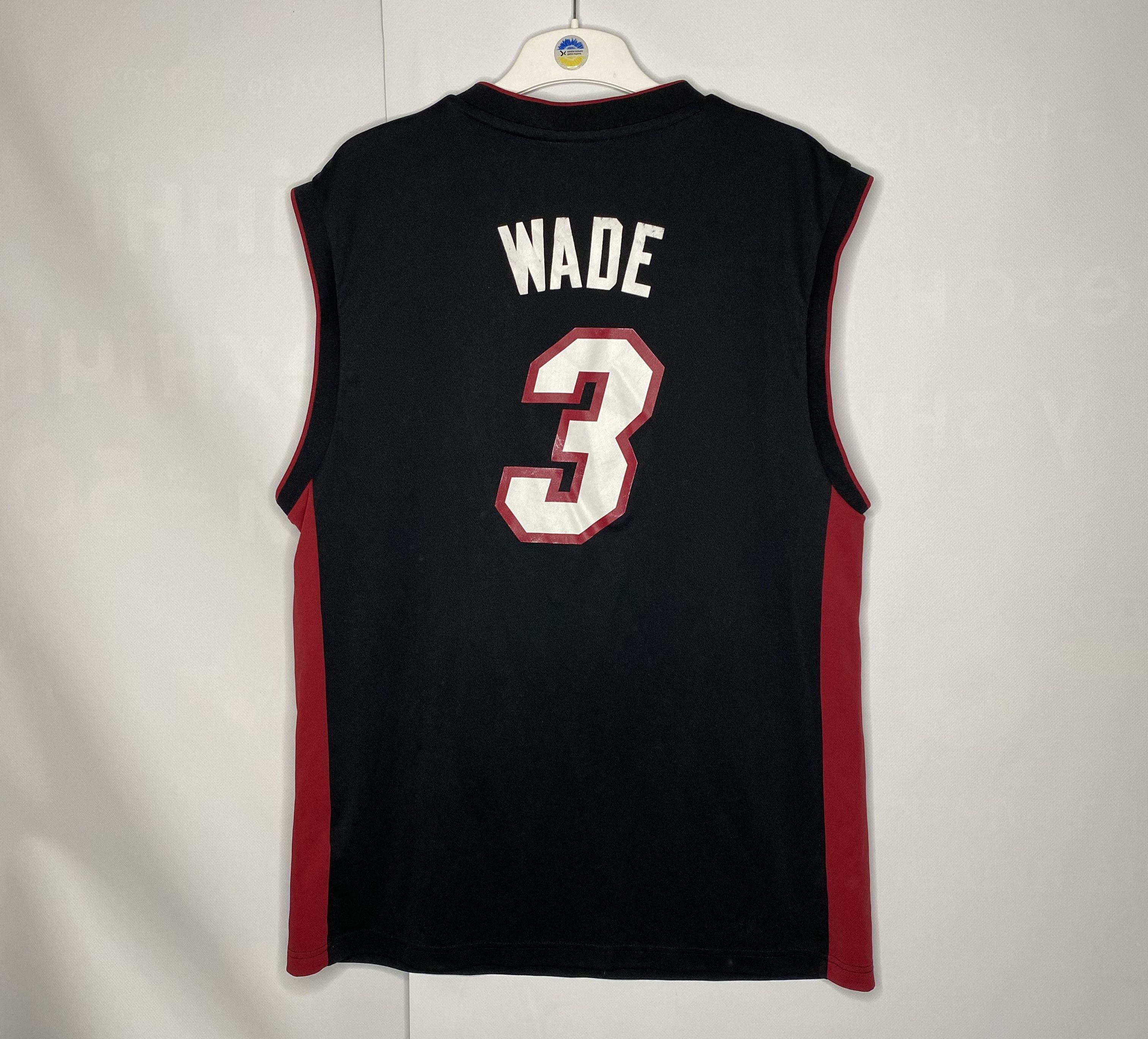 Adidas × NBA WADE #3 MIAMI HEAT 2010-12 AWAY NBA BASKETBALL JERSEY SHIRT Size US L / EU 52-54 / 3 - 2 Thumbnail