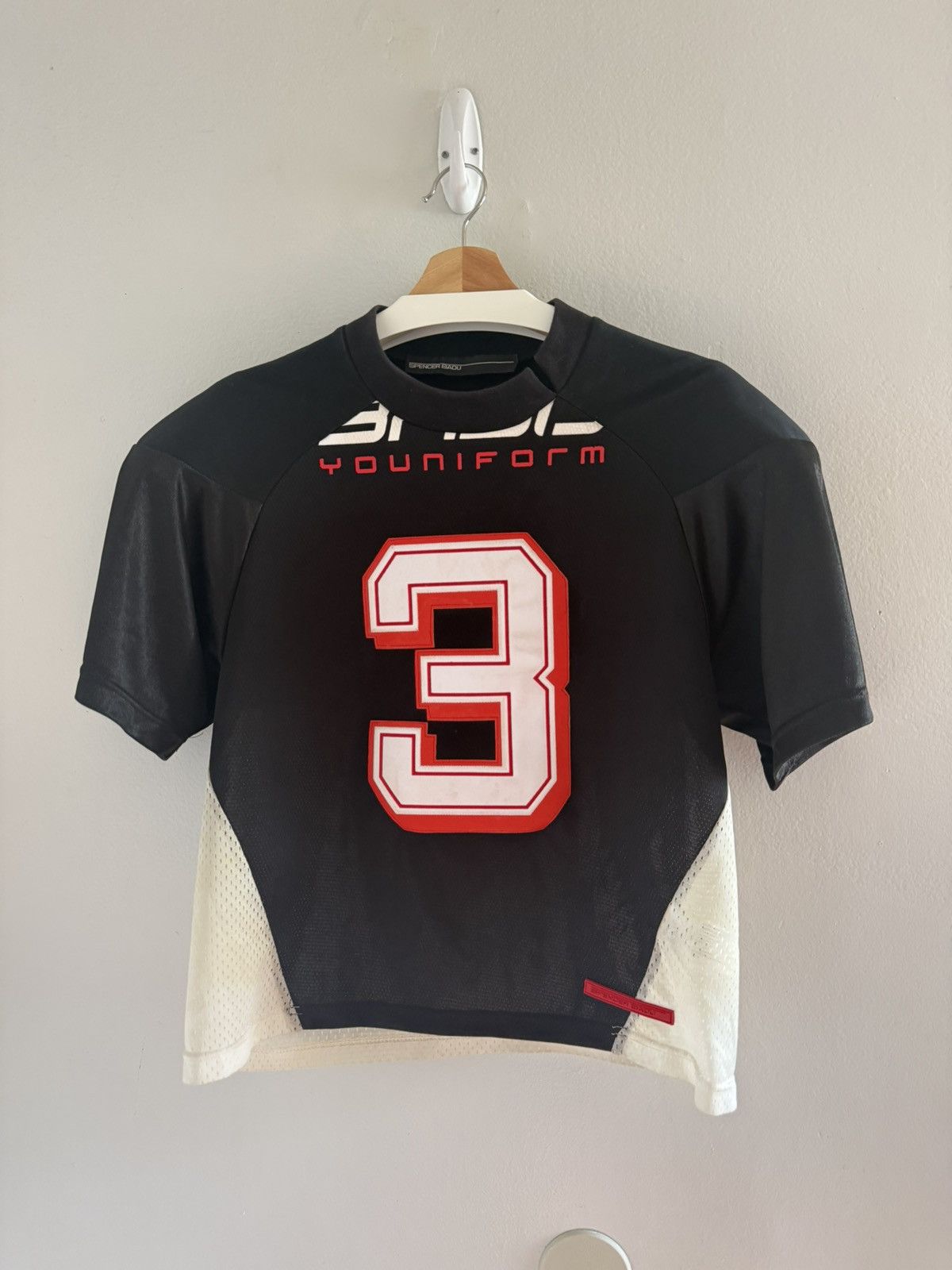 SPENCER BADU Spencer Badu OG Paneled Jersey Mesh Shoulder Pad Tee Shirt Size US S / EU 44-46 / 1 - 8 Thumbnail