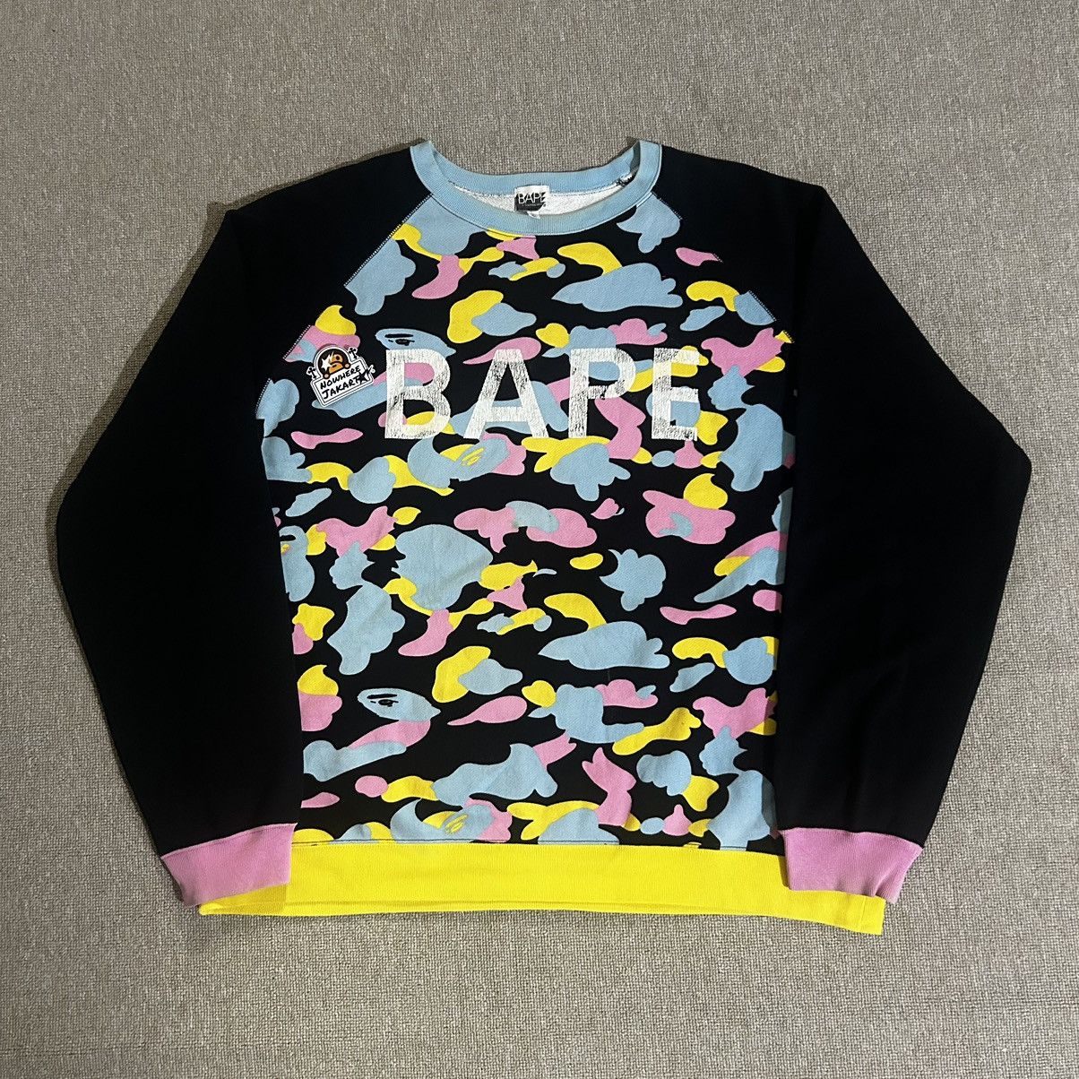 Bape Cotton Candy Camo Crewneck Size US L / EU 52-54 / 3 - 1 Thumbnail