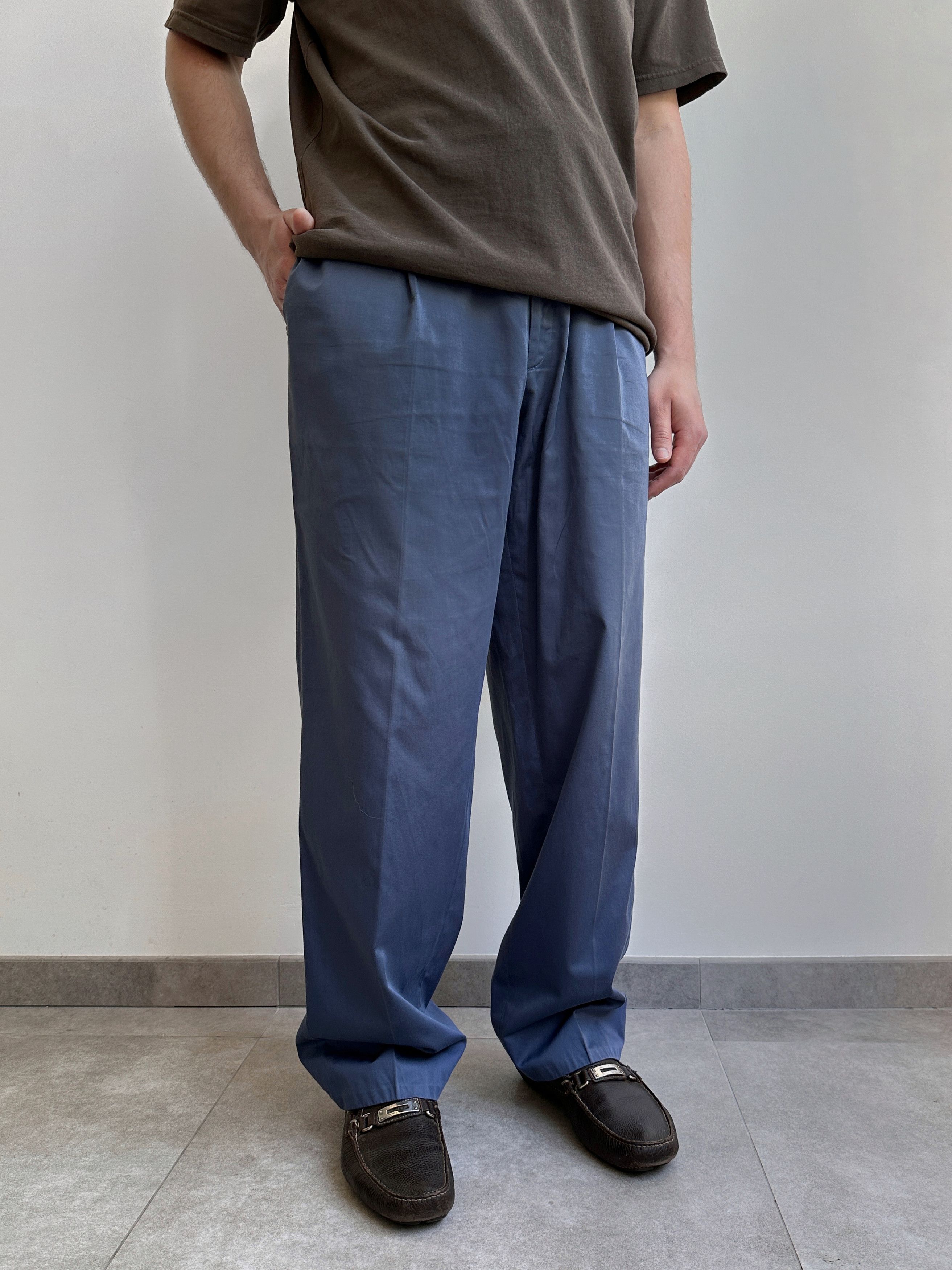 Brioni Brioni Blue Dress Trousers Pants Size US 38 / EU 54 - 2 Thumbnail