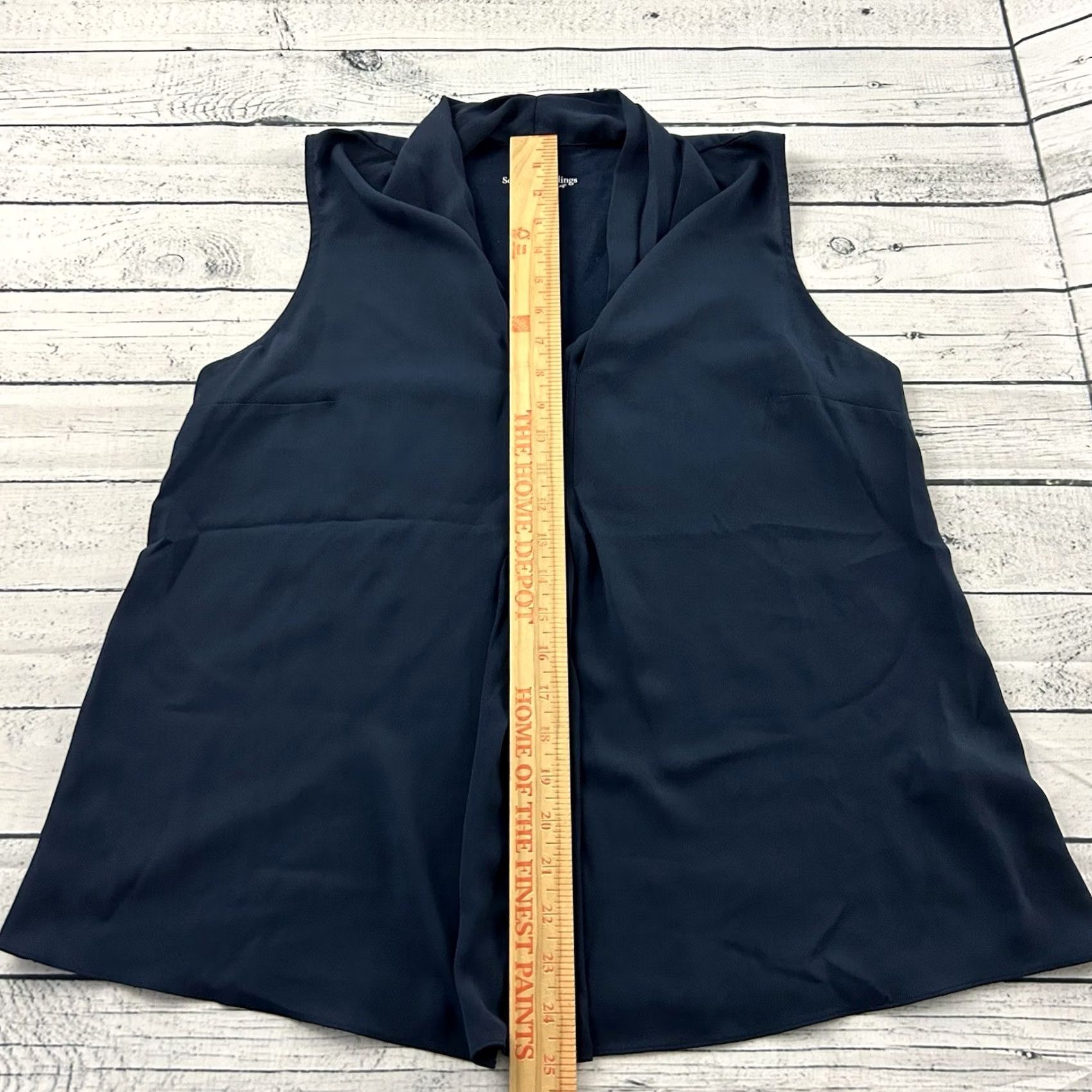 Soft Surroundings Soft Surroundings Tank Women's M Blue Sleeveless Shirt Adults Medium Blue Tank Top Womens Size M / US 6-8 / IT 42-44 - 3 Thumbnail