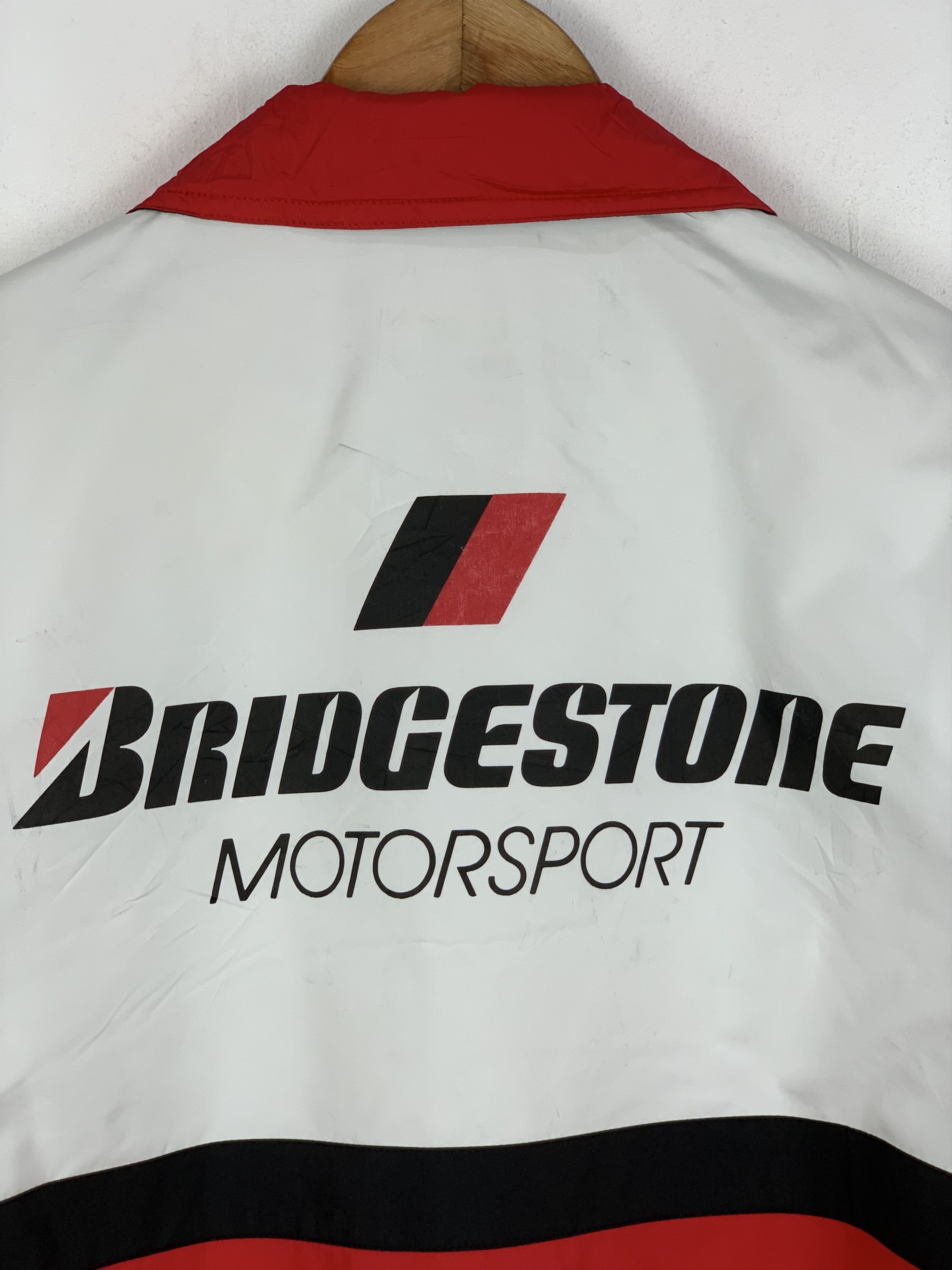 Vintage Vintage Bridgestone Racing Bomber Jacket J1419 Size US L / EU 52-54 / 3 - 12 Thumbnail