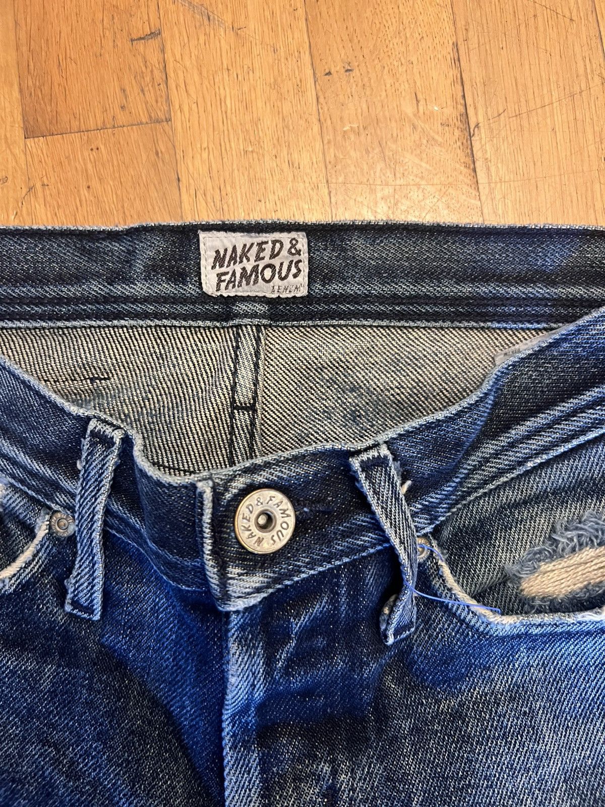Naked & Famous Naked & Famous weirdguy selvedge japanese denim 21oz Size US 30 / EU 46 - 2 Thumbnail