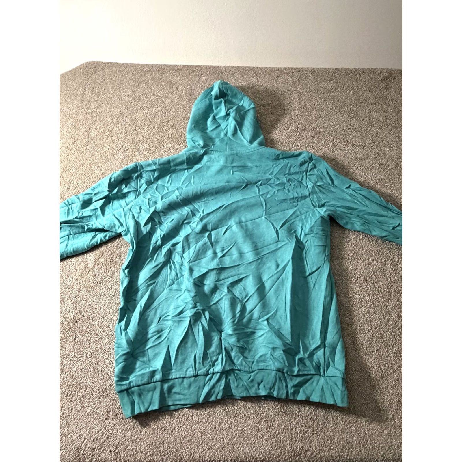 Adidas Adidas Originals Hoodie Mens XL Blue Fleece Pullover Trefoil Logo Sweatshirt Size US XL / EU 56 / 4 - 8 Thumbnail