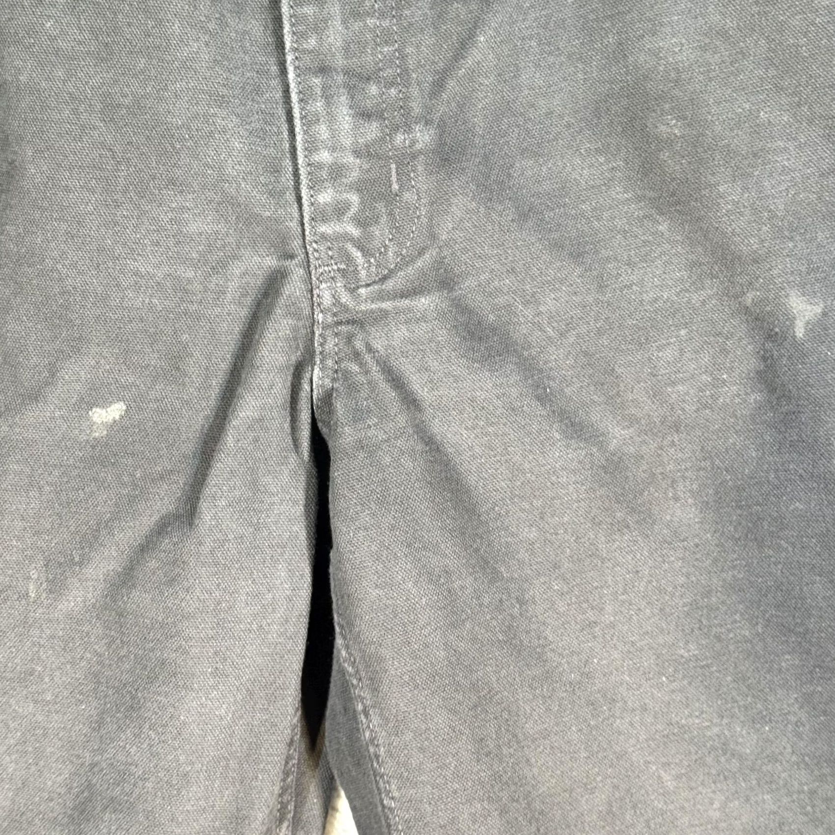 Carhartt Carhartt Pants Mens 38x34 Black B11 Washed Duck Work Dungaree Carpenter Canvas Pants Size US 38 / EU 54 - 3 Thumbnail