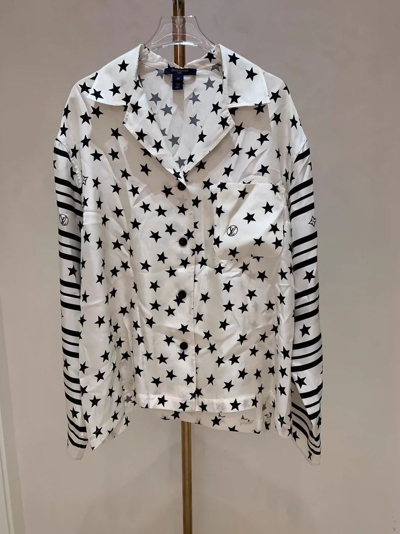 Louis Vuitton Louis Vuitton Full Geometric Stripe Print Slouchy Casual Si Size XS / US 0-2 / IT 36-38 - 3 Thumbnail