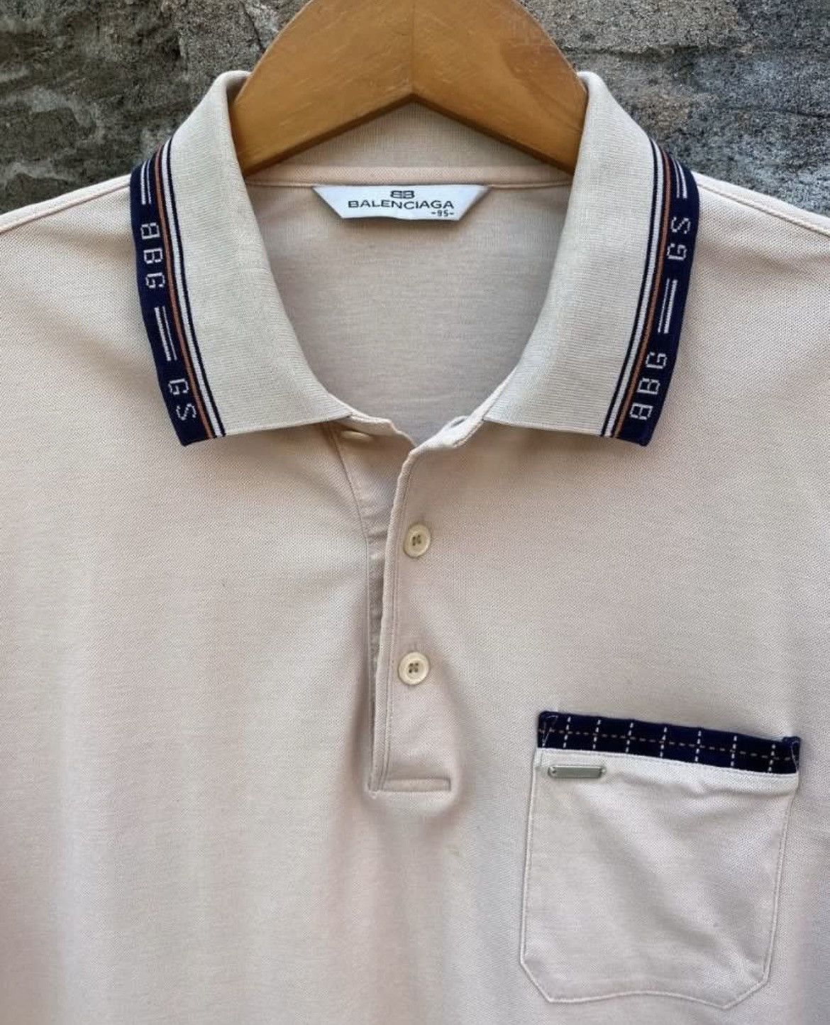 Balenciaga Vintage 2000s🔥Balenciaga Paris Rugby Long Sleeve Polos Size US M / EU 48-50 / 2 - 2 Thumbnail