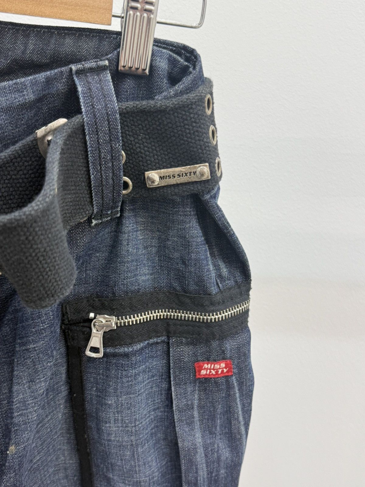 Miss Sixty Miss Sixty Cargo Y2K Jeans Size 30" / US 8 / IT 44 - 5 Thumbnail