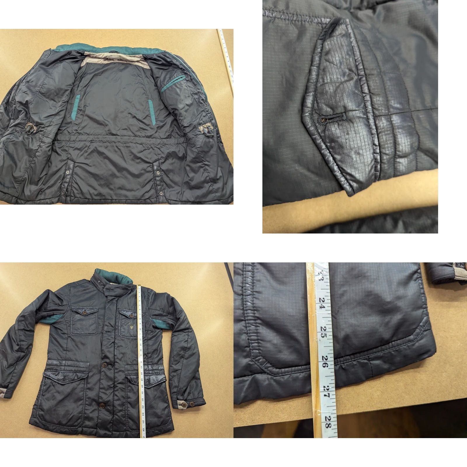 Diesel Diesel Jacket Mens Size S Green Hooded Full Zip Bomber Jacket"} Size US S / EU 44-46 / 1 - 8 Thumbnail