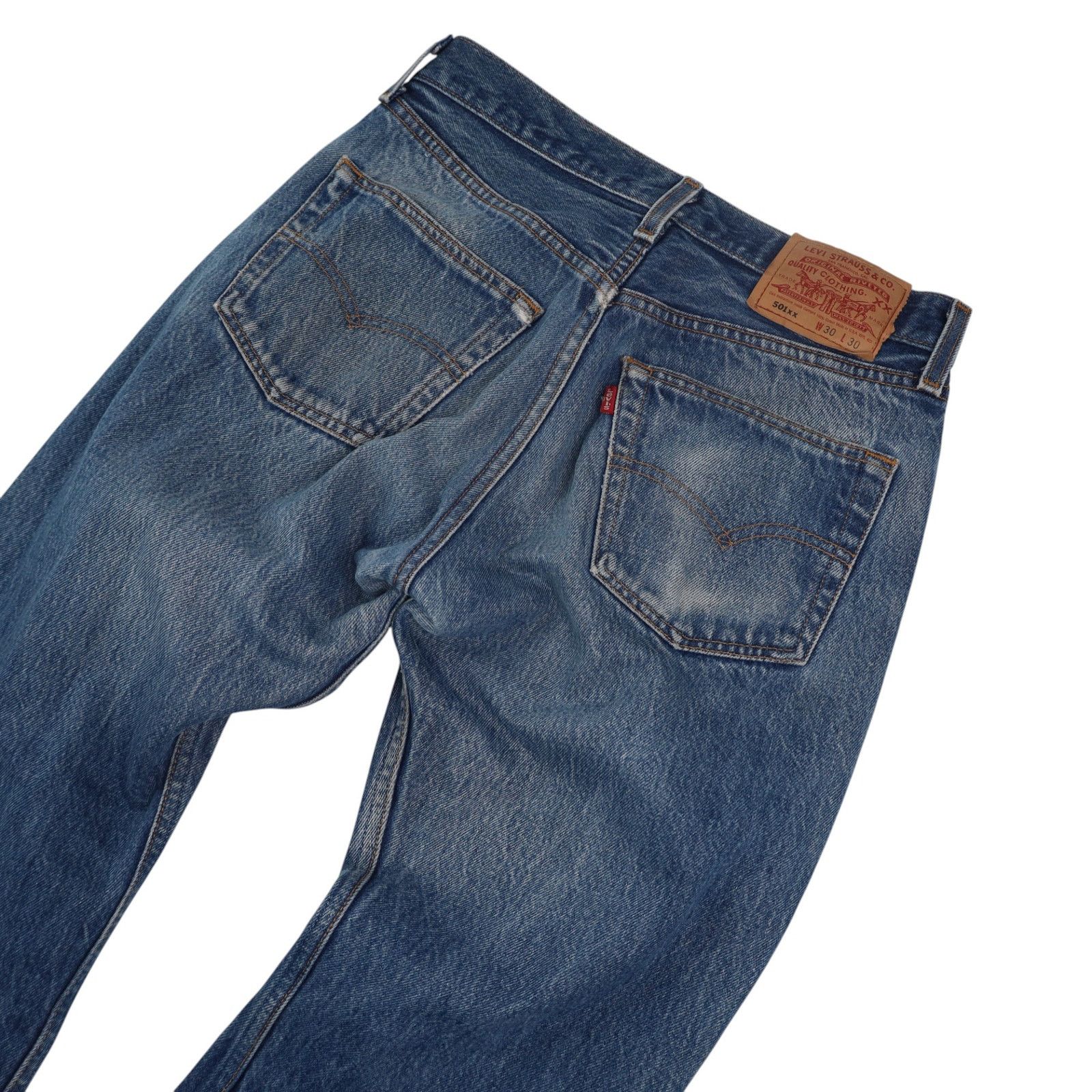 Levi's × Vintage Vintage Levis 501xx Lightly Distressed USA Made Denim Jeans Size US 30 / EU 46 - 14 Thumbnail
