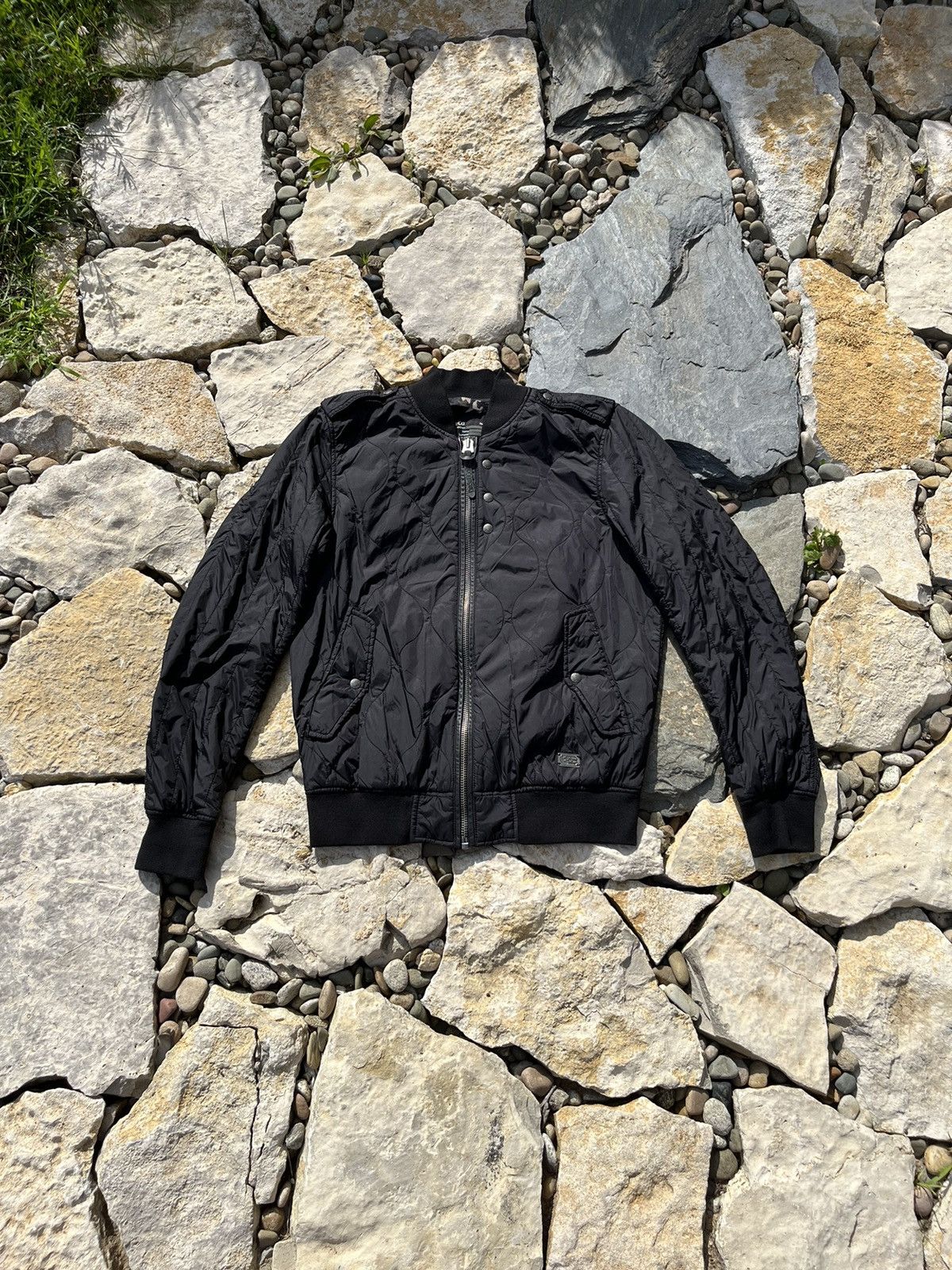 Diesel × Vintage Diesel vintage y2k bomber nylon jacket Avant Garde Size US M / EU 48-50 / 2 - 1 Thumbnail