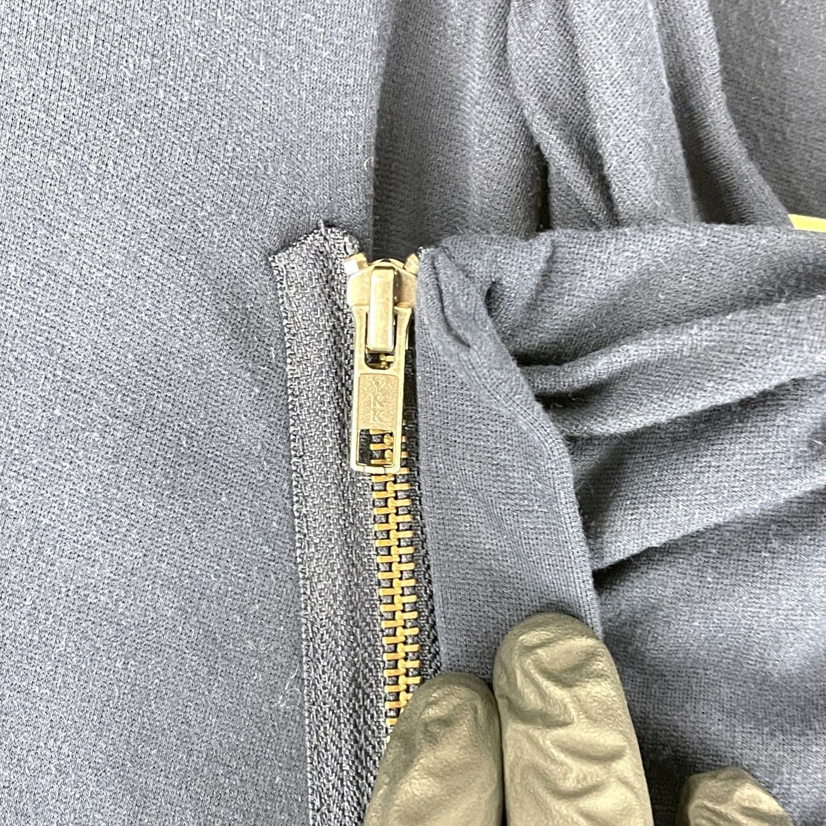 Vintage Christopher & Banks Womens Sweater Petites Zip Up Blue Knit Size PL Long Sleeve - Bag/City/Designer Style, All Seasons, Pocket Size L / US 10 / IT 46 - 7 Thumbnail