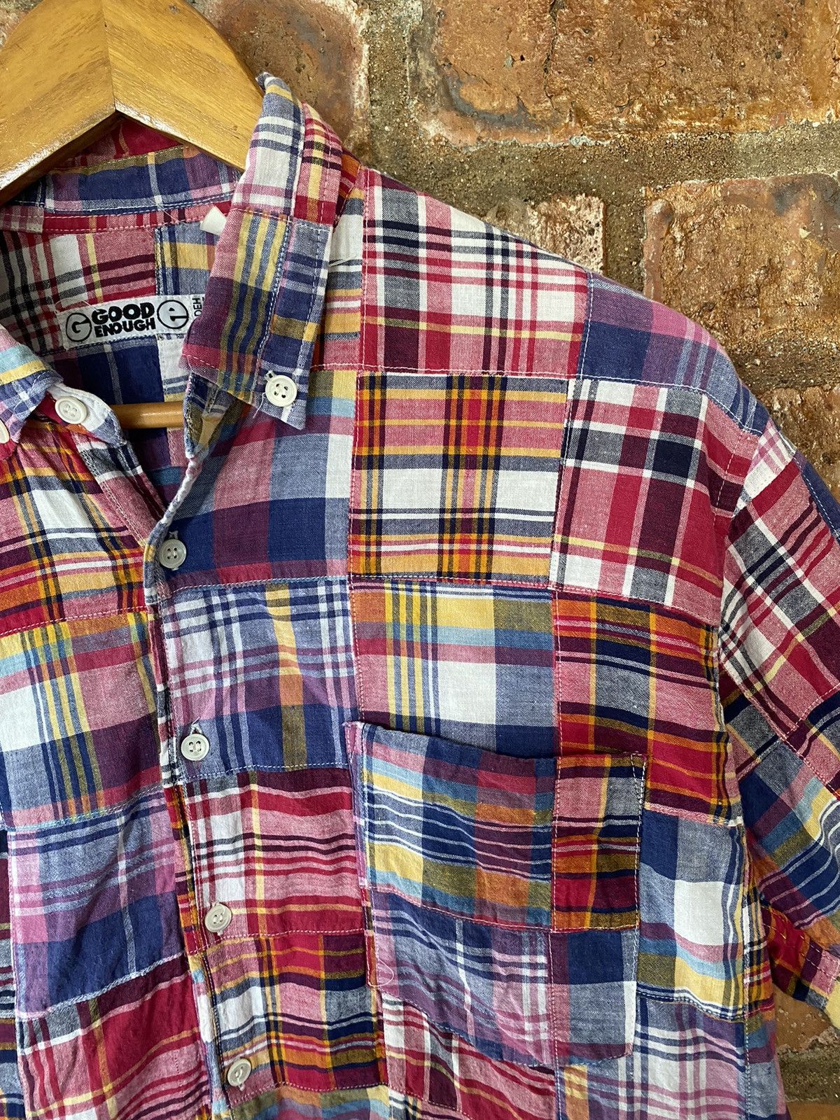 Fragment Design SS1998 GDEH patchwork button up Size US M / EU 48-50 / 2 - 5 Thumbnail