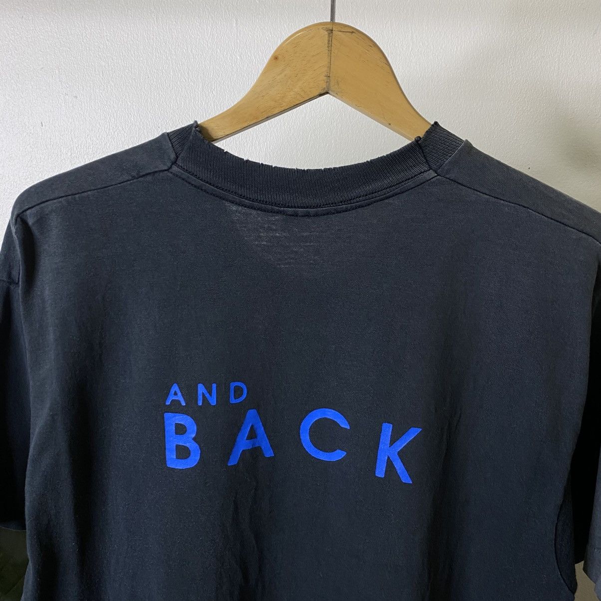 Vintage Vintage 90s Go And Back Sunfaded Black T Shirt Size US L / EU 52-54 / 3 - 8 Thumbnail