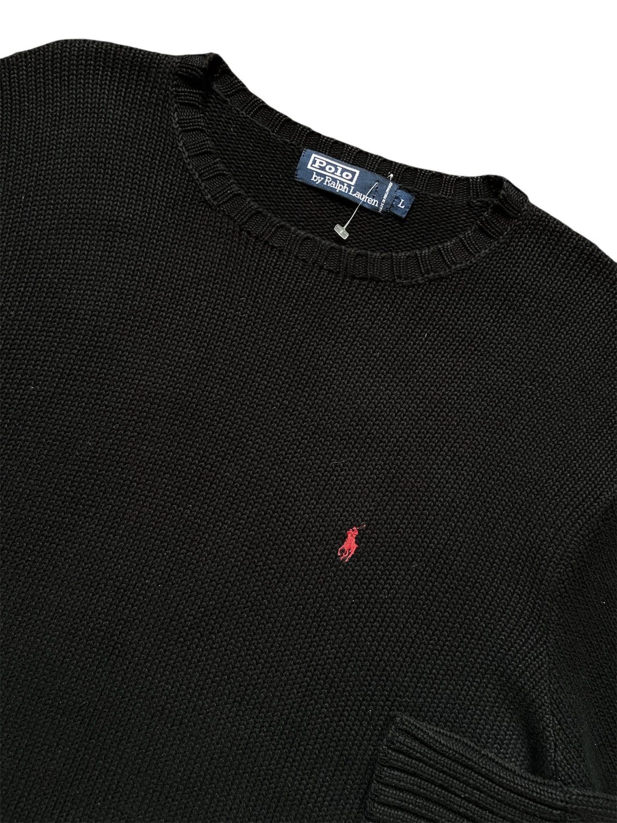 Polo Ralph Lauren × Ralph Lauren × Vintage Polo Ralph Lauren knit sweater 90s vintage Size US L / EU 52-54 / 3 - 2 Thumbnail
