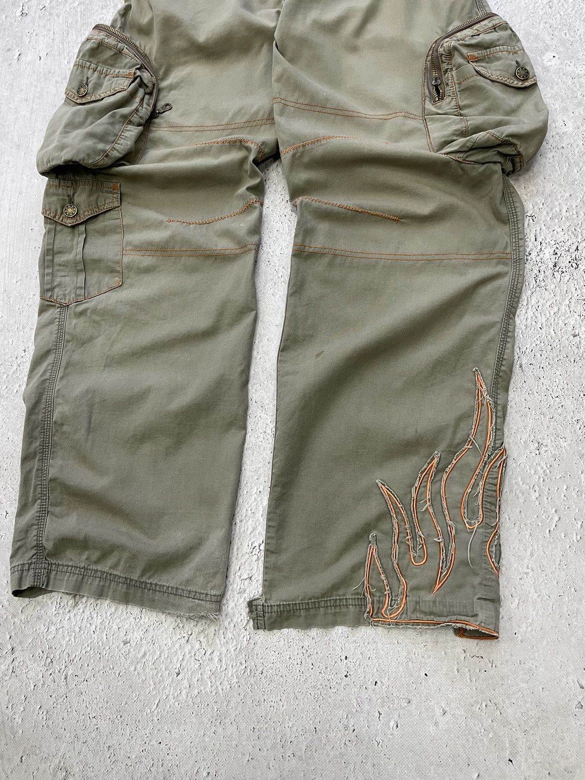 G-Star Archive G Star Raw distressed BALENCIAGA STYLE CARGO PANTS Size US 32 / EU 48 - 3 Thumbnail