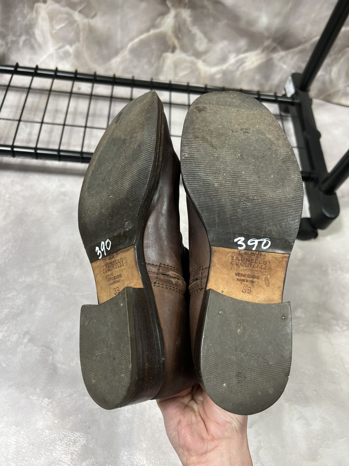 Brunello Cucinelli Vintage Brunello Cucinelli Leather Hight Boot Size US 7.5 / IT 37.5 - 10 Thumbnail