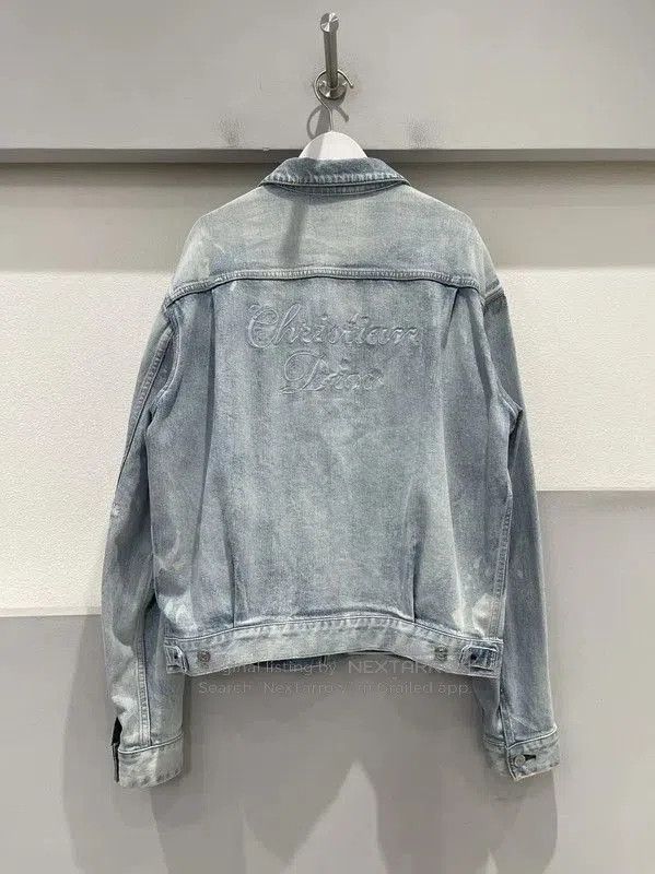 Dior Dior Light Blue Cotton Long Sleeve Jacket . Size US L / EU 52-54 / 3 - 1 Thumbnail
