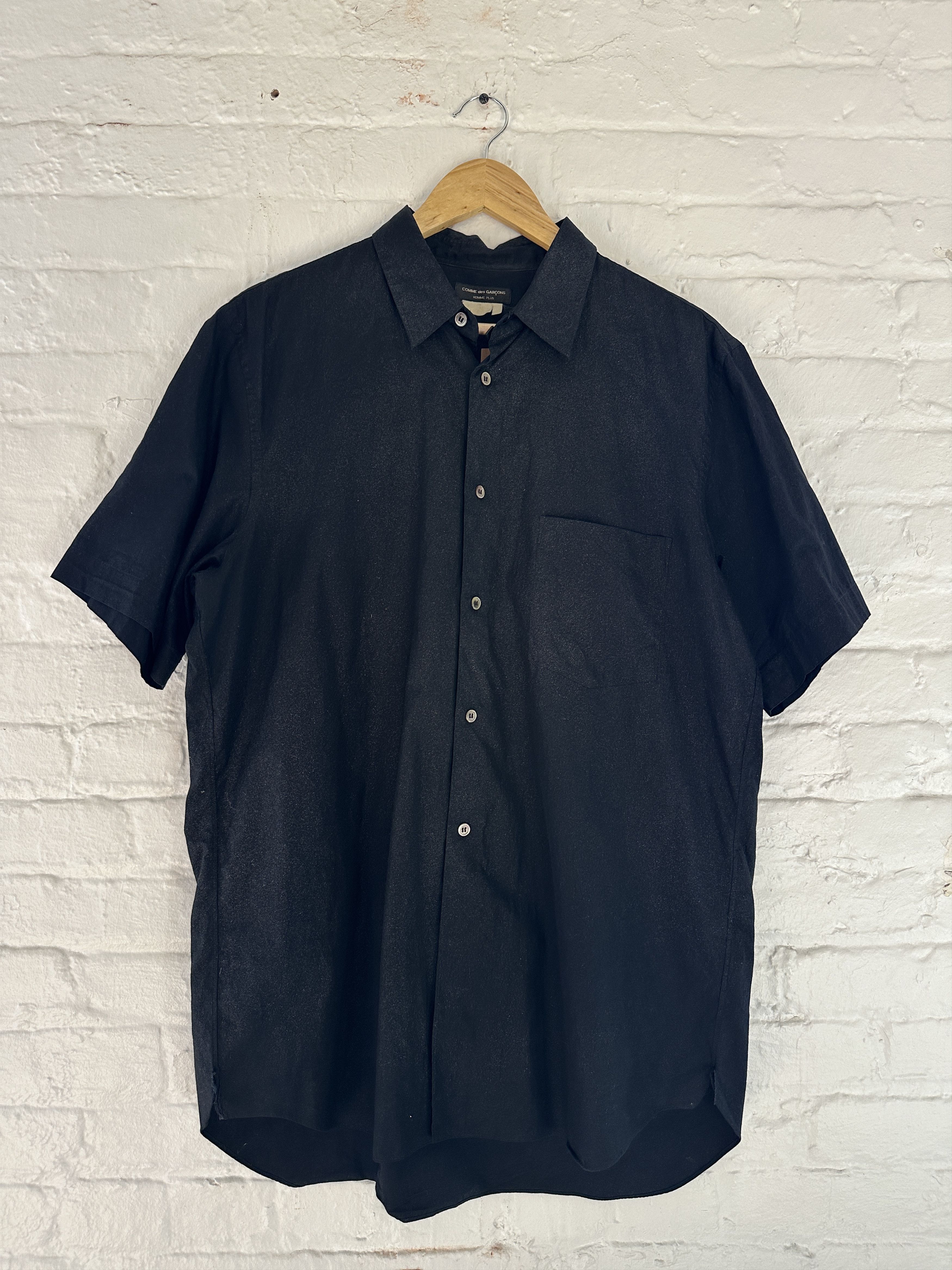 Comme des Garcons Comme des Garcons Homme Plus Metallic Short Sleeve Button Up Size US L / EU 52-54 / 3 - 1 Thumbnail