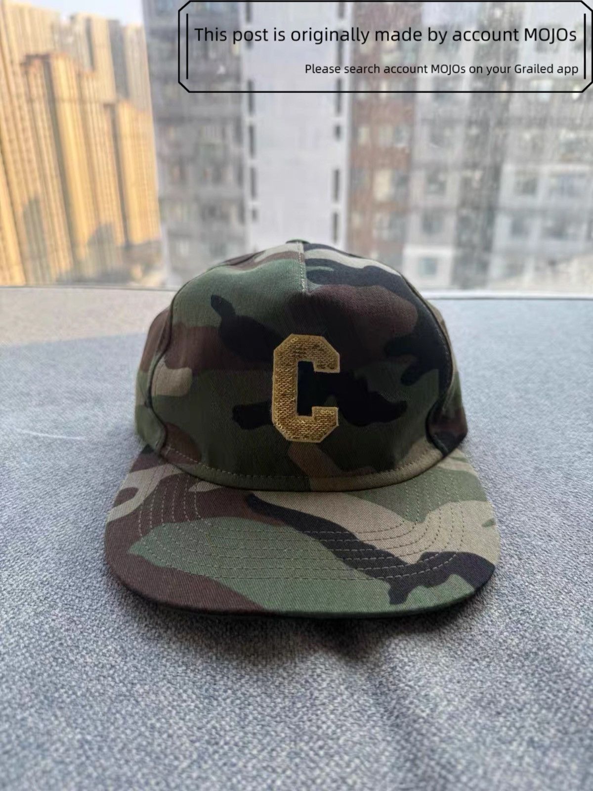 Celine Celine Camo Scale Logo Hat mojos1416 Size ONE SIZE - 2 Thumbnail
