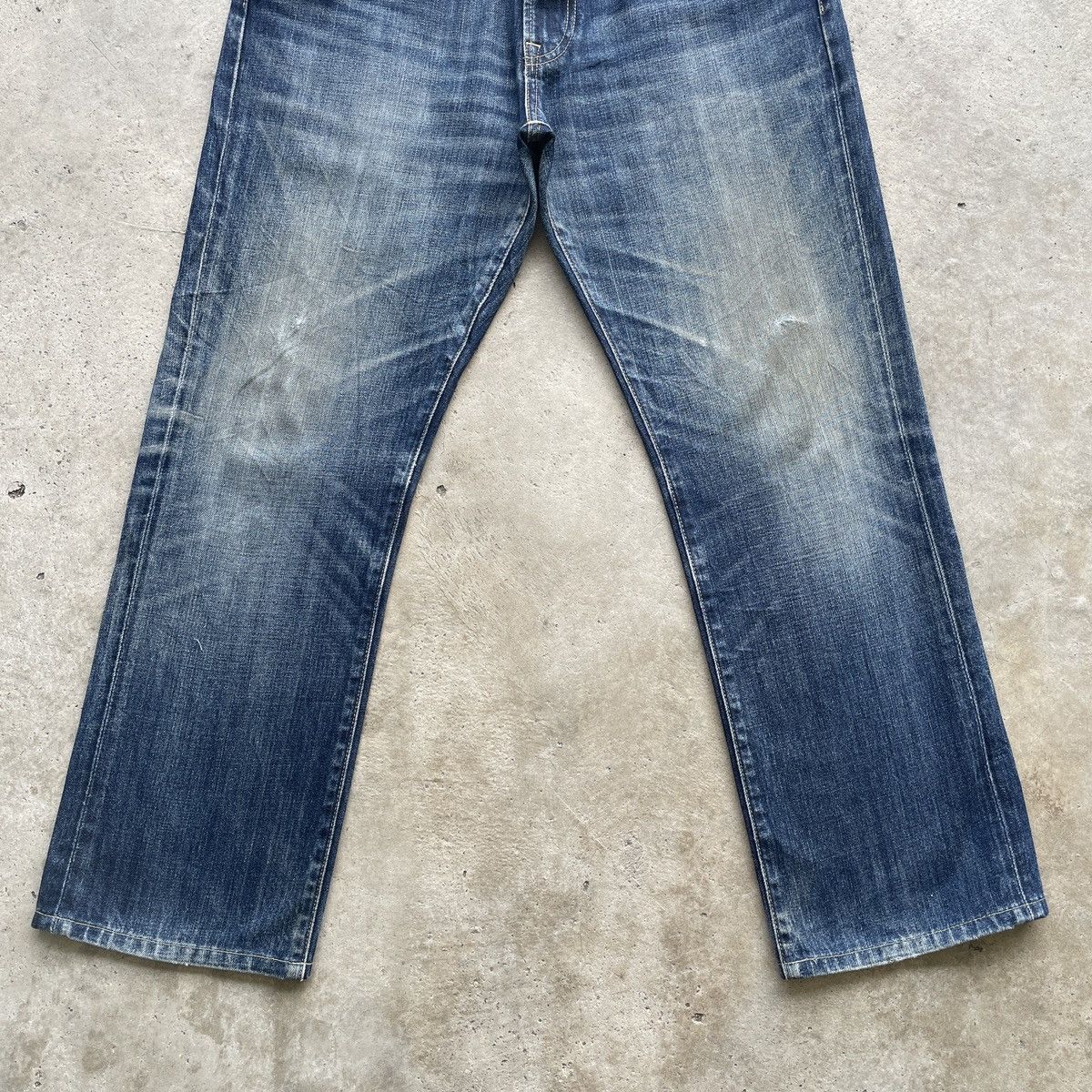 Japanese Brand W33x28.5💥 Vintage Japanese Faded Jeans Pants Denim Size US 33 - 4 Thumbnail