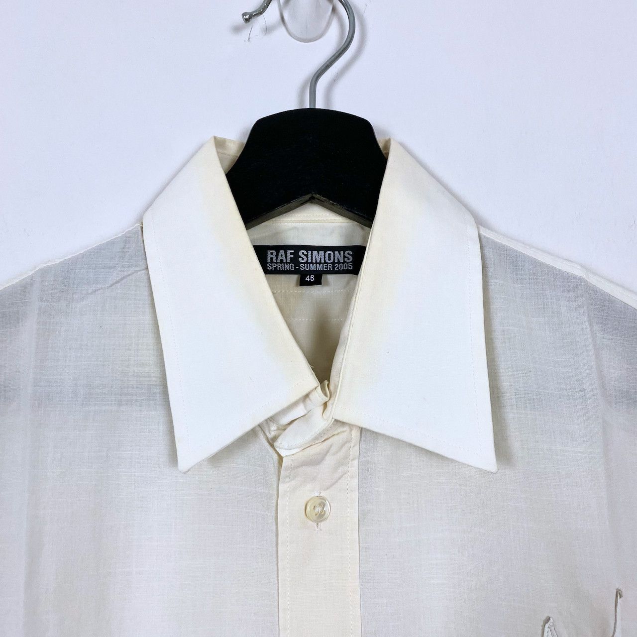 Raf Simons RAF SIMONS SS2005 SLEEVELESS SHIRT Size US S / EU 44-46 / 1 - 3 Thumbnail