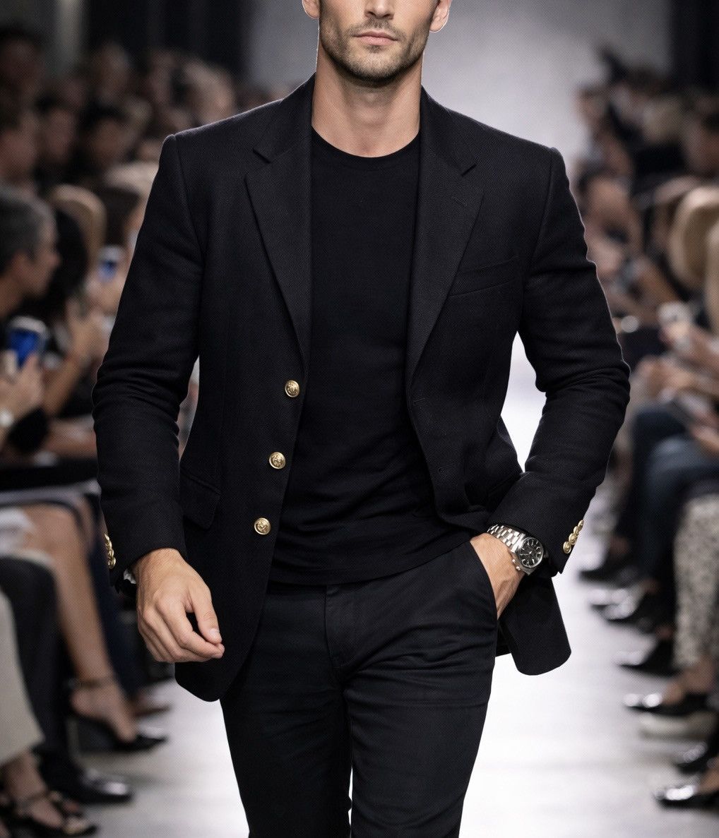 Christian Dior Monsieur Archival Christian Dior Monsieur Navy Wool BlazerJapanMarket Size US M / EU 48-50 / 2 - 1 Thumbnail