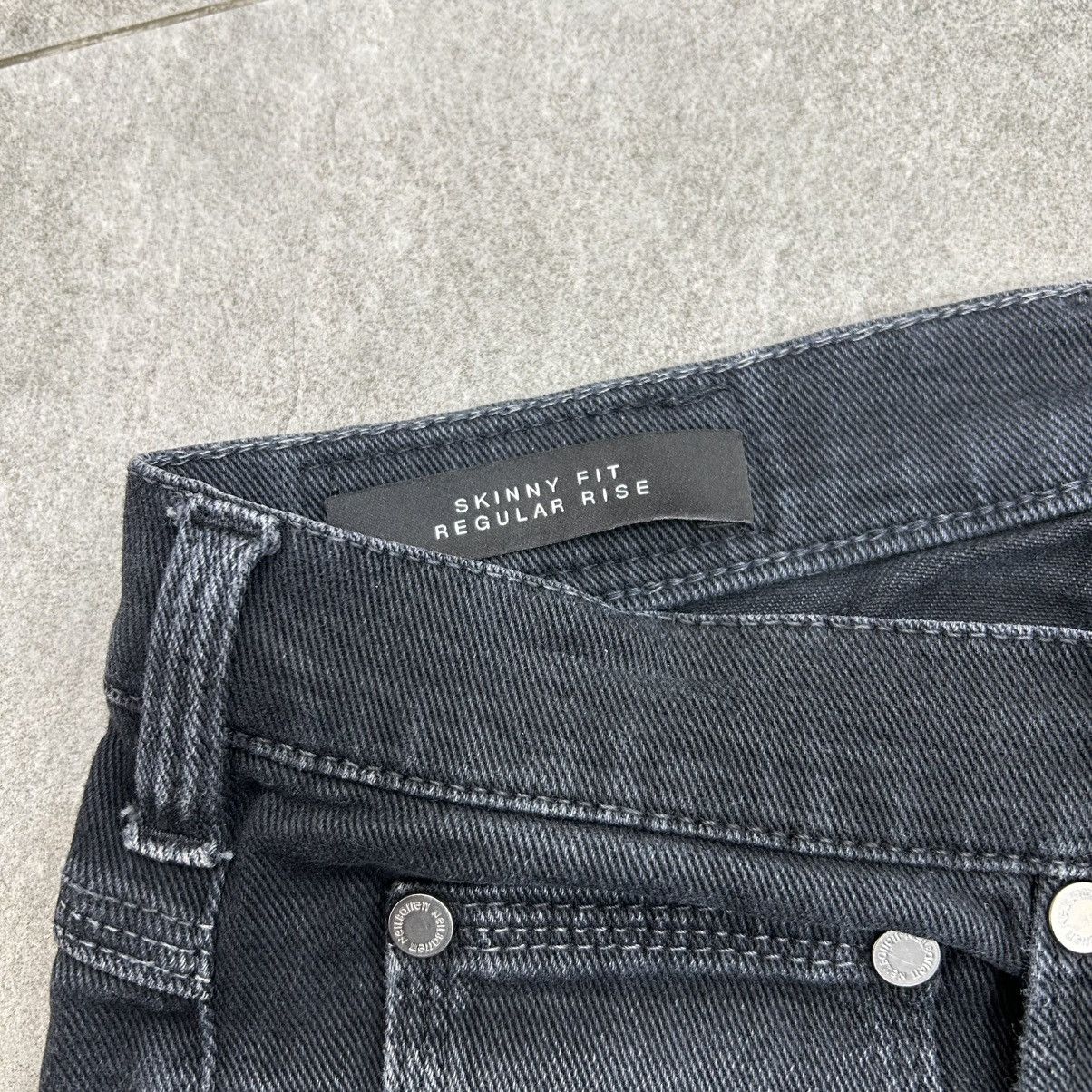 Neil Barrett Vintage Neil Barrett BlackWash Denim Faded Size US 31 - 11 Thumbnail