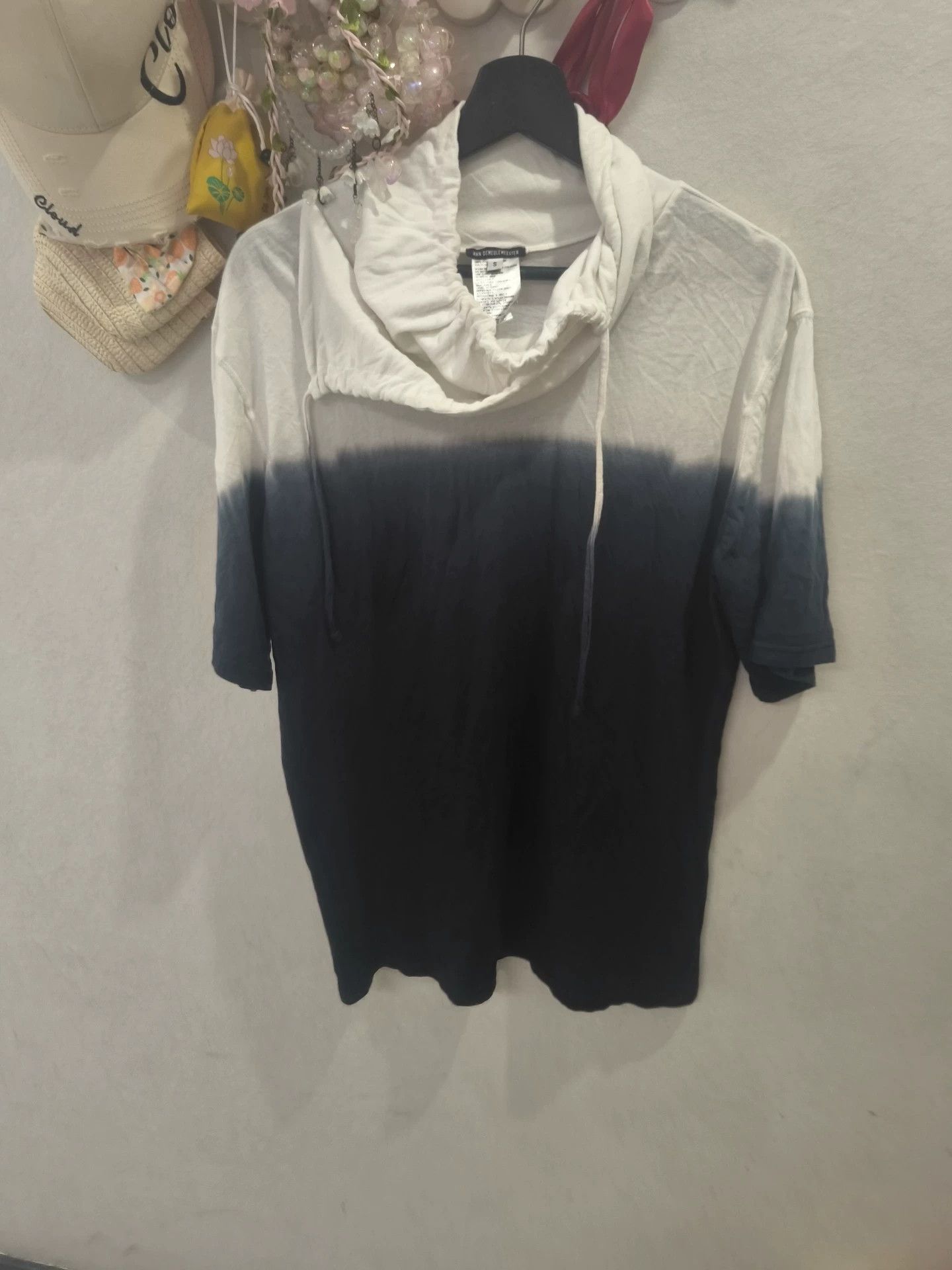 Ann Demeulemeester anndemeulemeester tie-dye ninja hood t-shirt Size US S / EU 44-46 / 1 - 1 Thumbnail