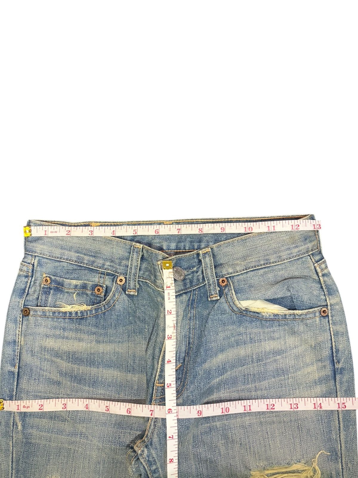 Levi's Vintage 90s Levis 502 Rusty Wash Distressed Jeans Size 26" / US 2 / IT 38 - 6 Thumbnail