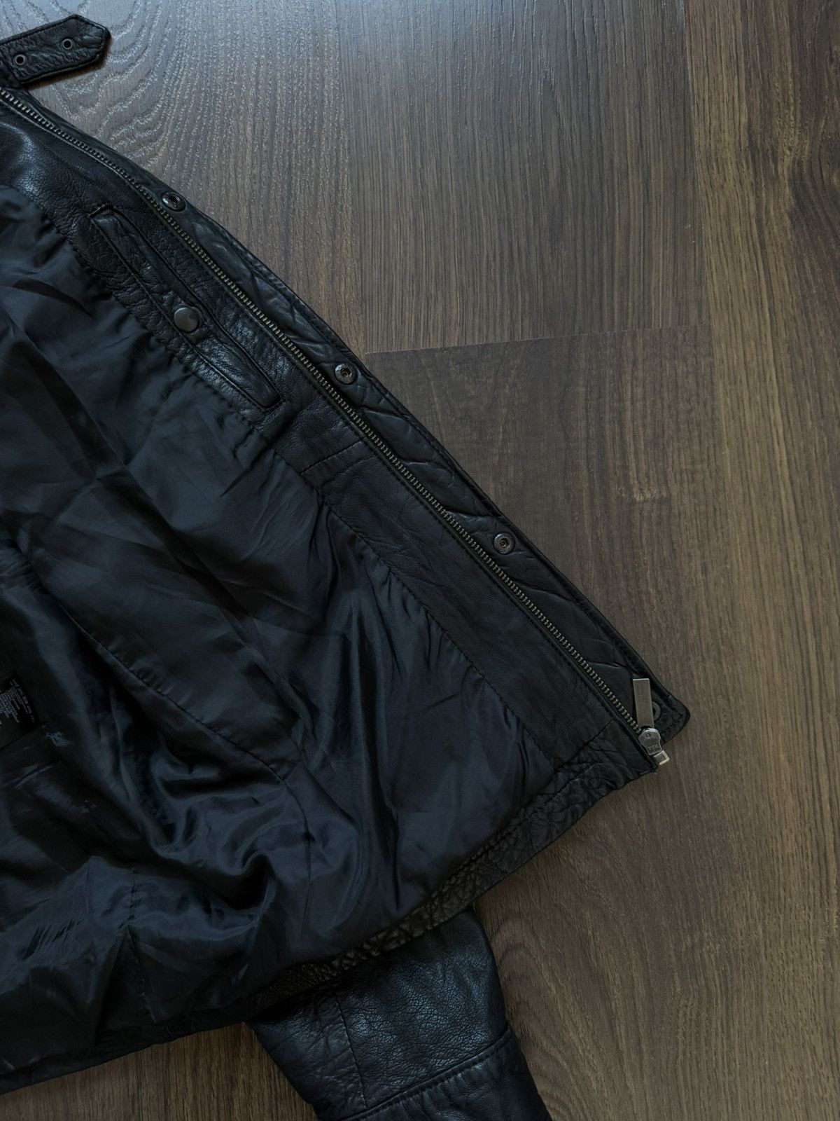 Jimmy Choo × Vintage Vintage Retro Leather Jacket Jimmy Choo x H&M Luxury S Size US S / EU 44-46 / 1 - 6 Thumbnail