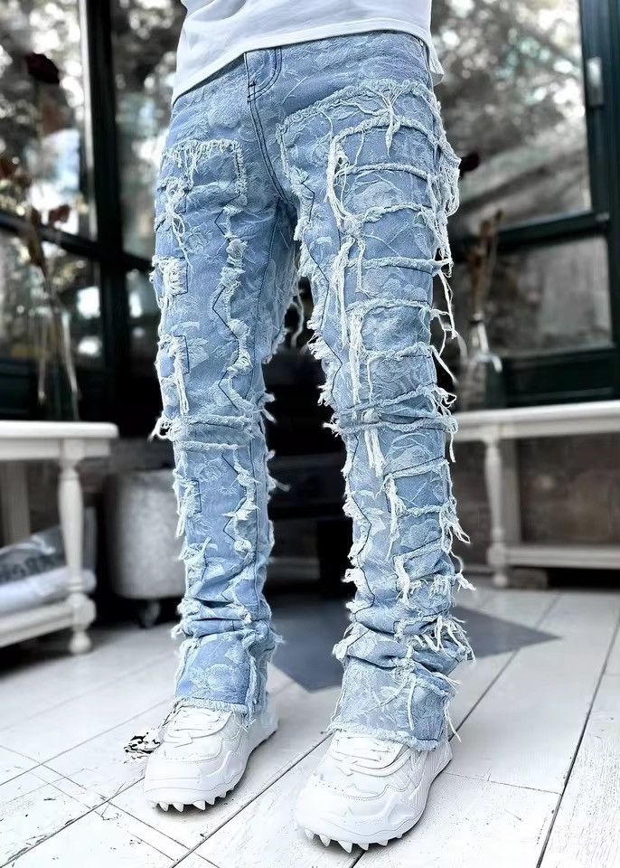 Other Y2K Streetwear Ripped Jeans Size US 32 / EU 48 - 1 Thumbnail