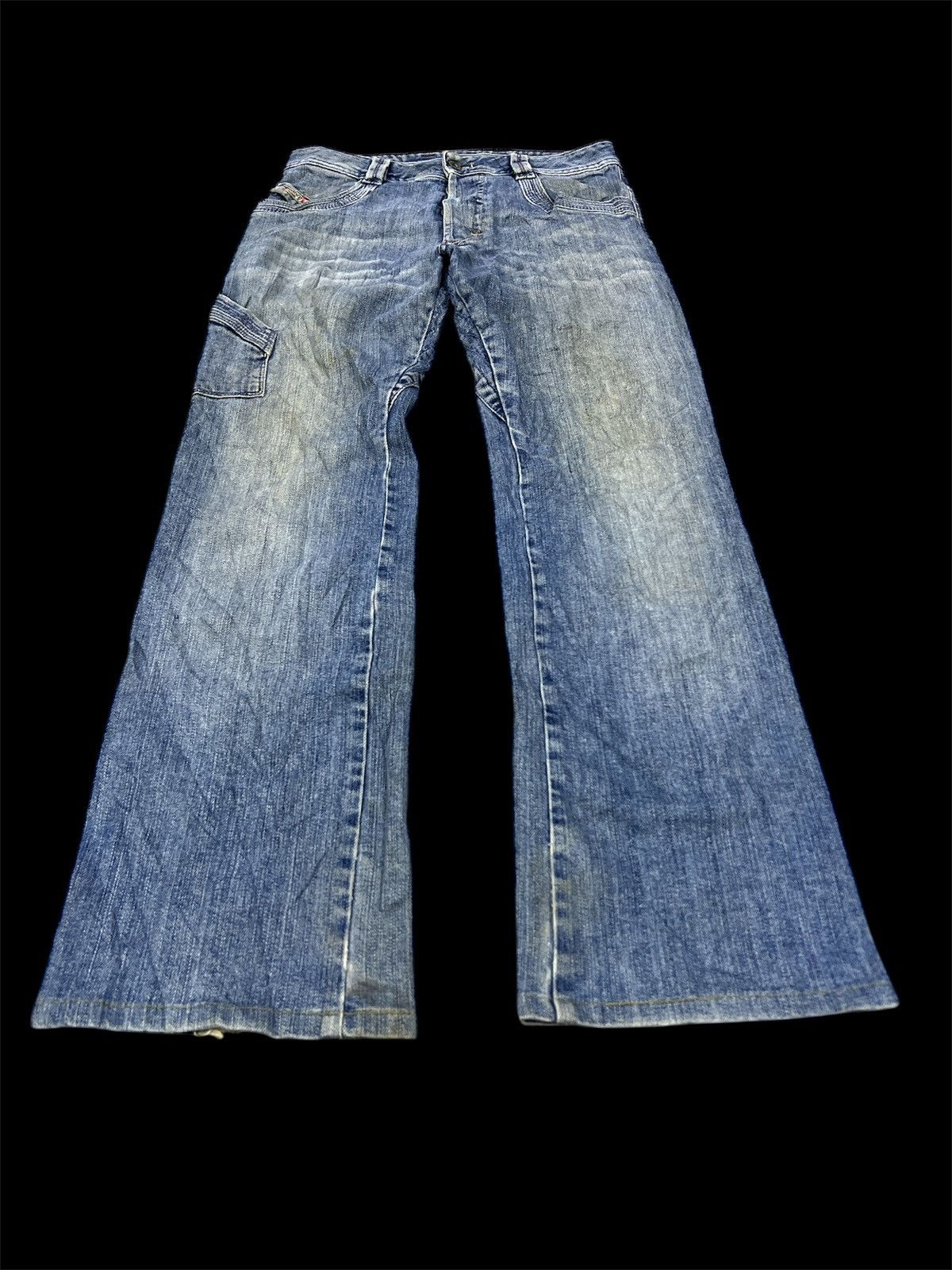Designer × Diesel × Japanese Brand DIESEL DISTRESSED DENIM PANT Size US 28 / EU 44 - 3 Thumbnail