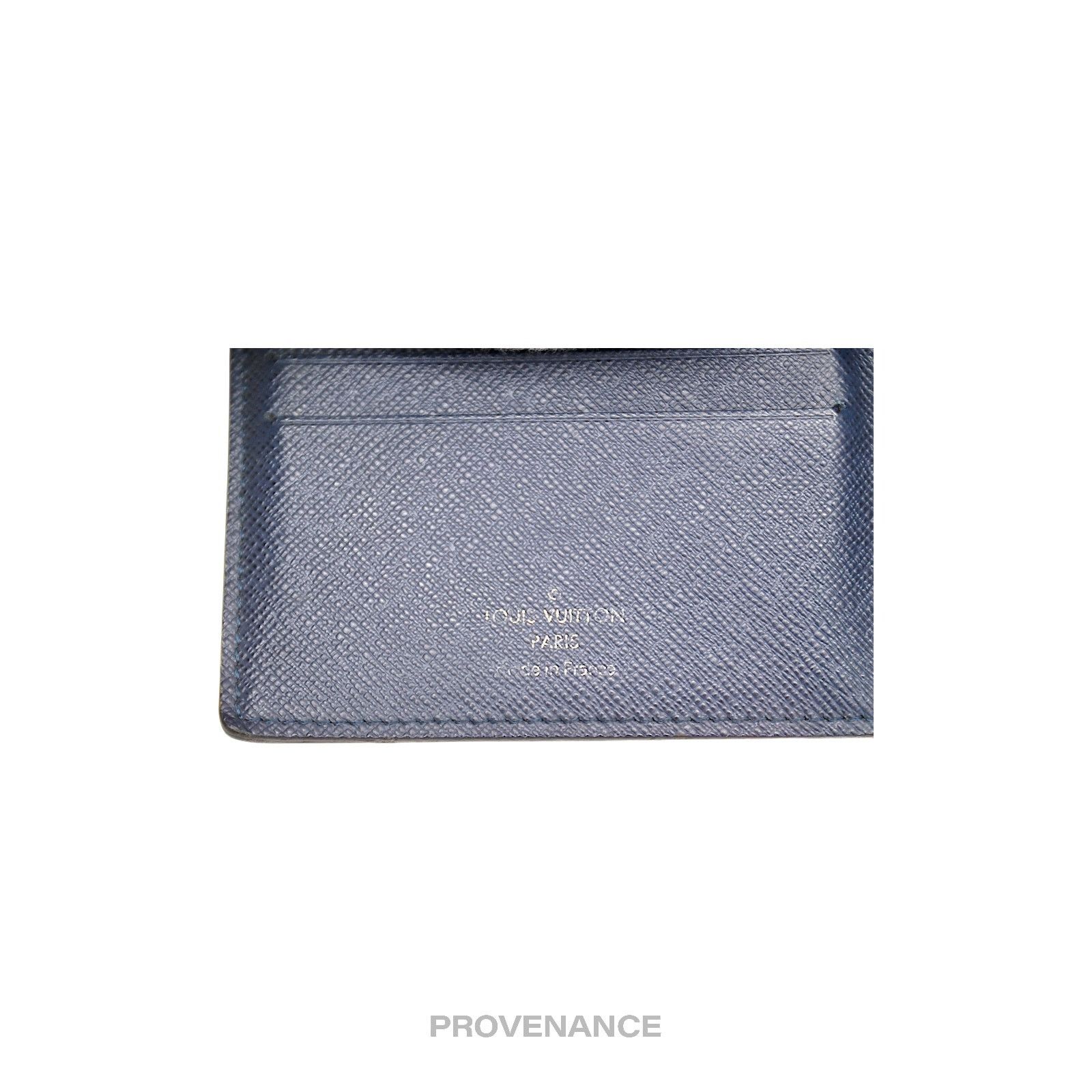 ★LOUIS VUITTON PF.AMERIGO NM TAIGA BL Louis Vuitton Amerigo Wallet ○ Labellov ○ Buy and Sell Authentic