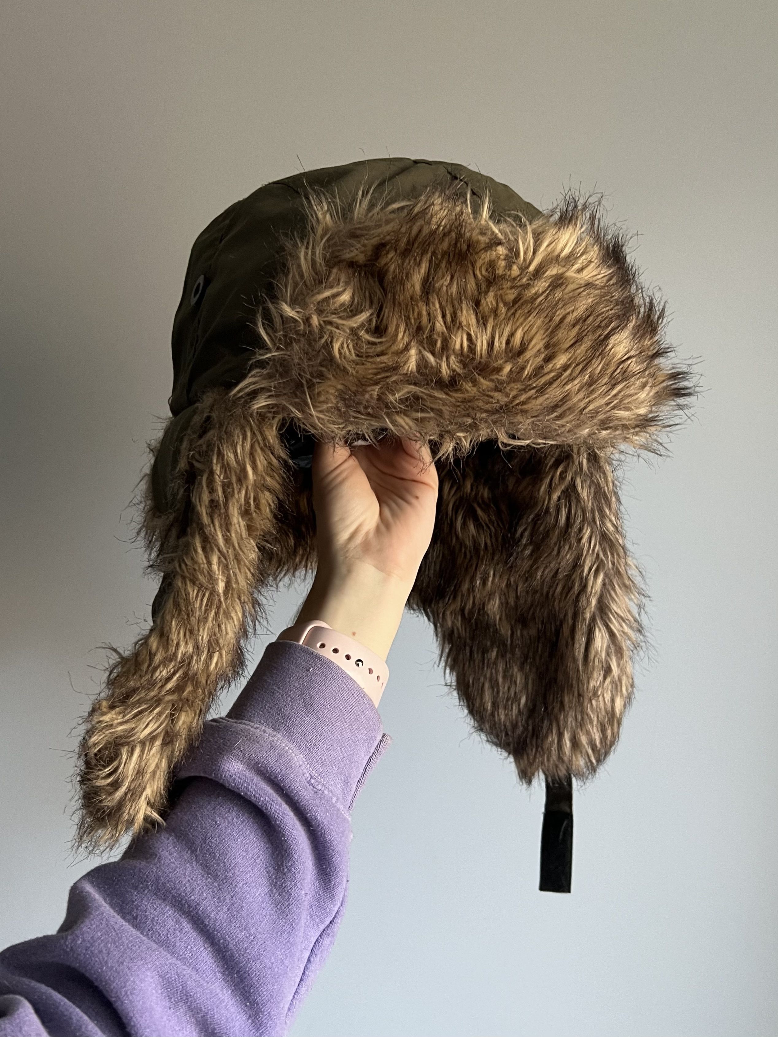 Other Vintage Y2K fuzzy fur ushanka hat punk Japanese mohair Size ONE SIZE - 3 Thumbnail