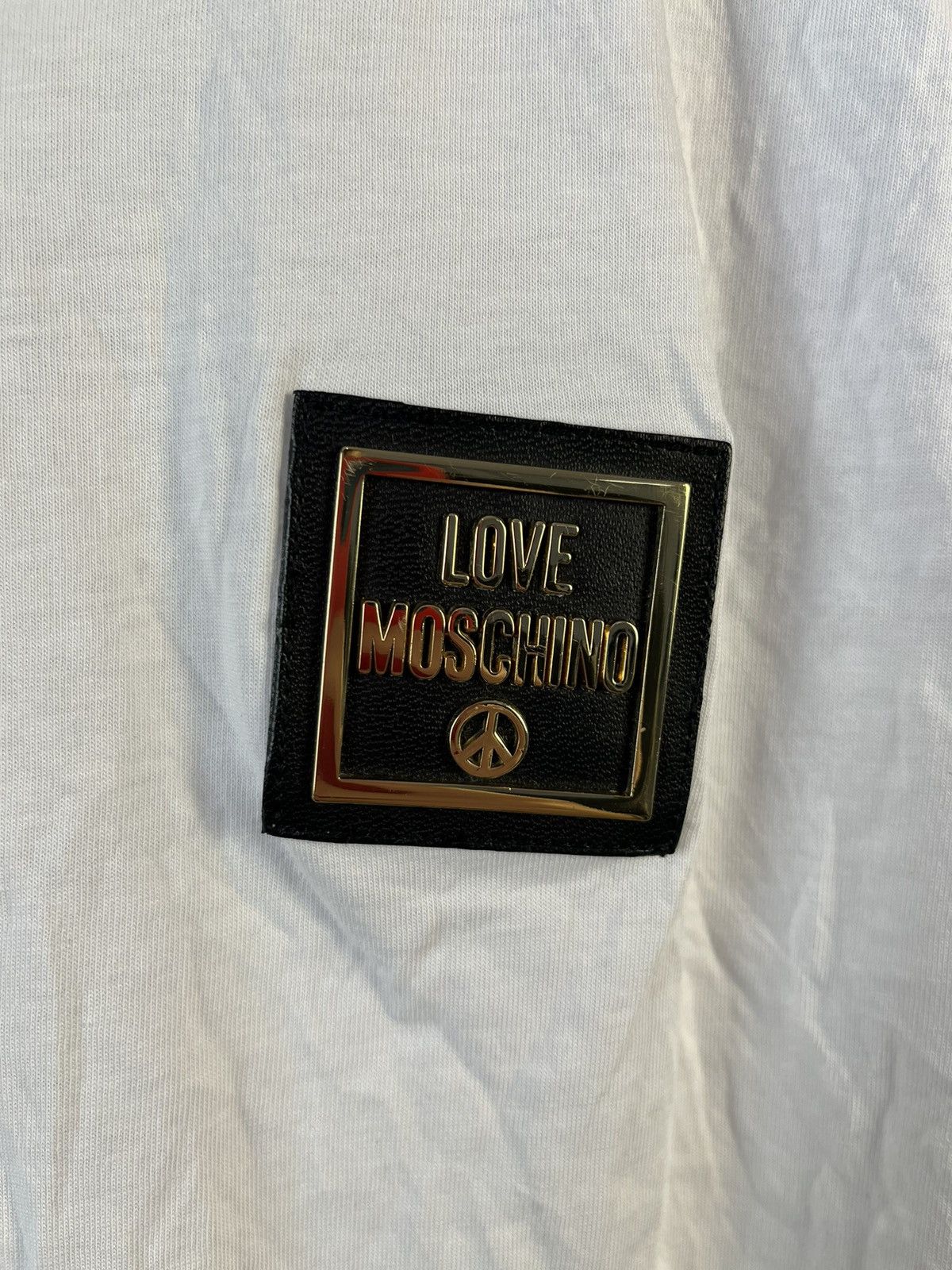 Moschino Love Moschino Luxury Metal Logo Cotton Polo Size US M / EU 48-50 / 2 - 7 Thumbnail
