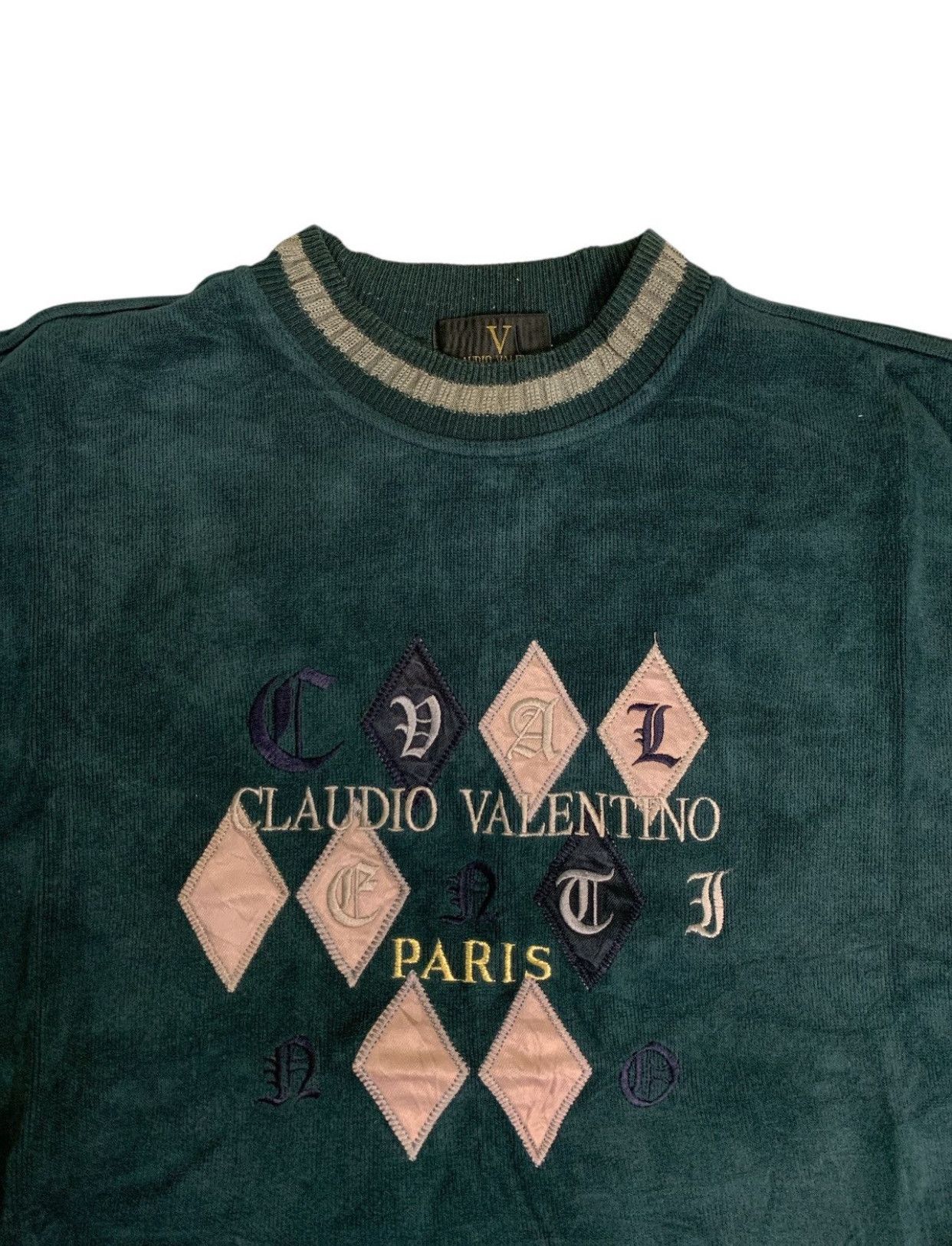 Valentino Rare Design Vintage Claudio Paris Sweatshirts Size L / US 10 / IT 46 - 3 Thumbnail