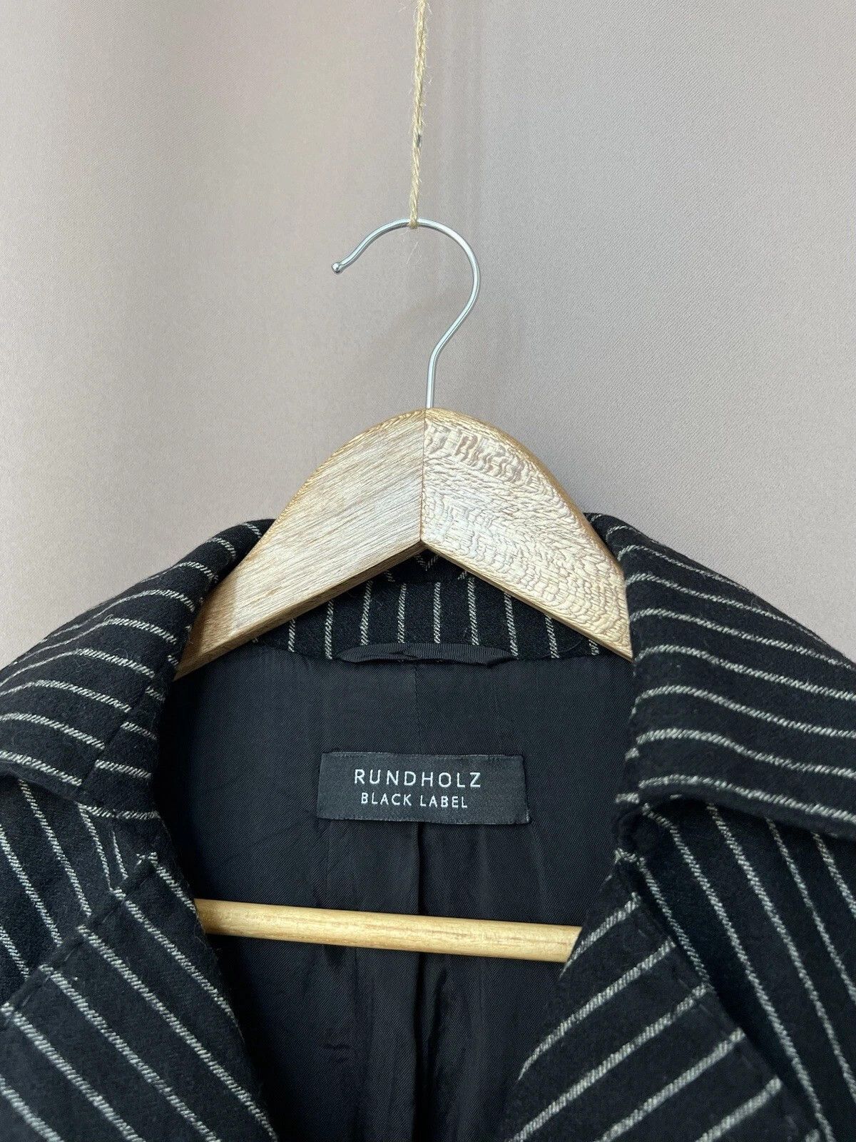 Rundholz Rundholz Black Label Striped Wool Blazer Womens Size L Size L / US 10 / IT 46 - 9 Thumbnail